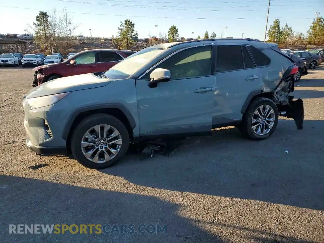 1 Photograph of a damaged car 2T3C1RFV2MW178690 TOYOTA RAV4 2021