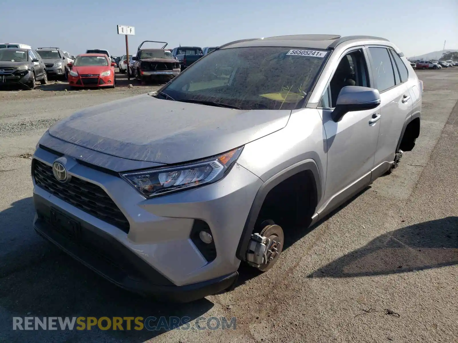 2 Photograph of a damaged car 2T3C1RFV3MC116328 TOYOTA RAV4 2021