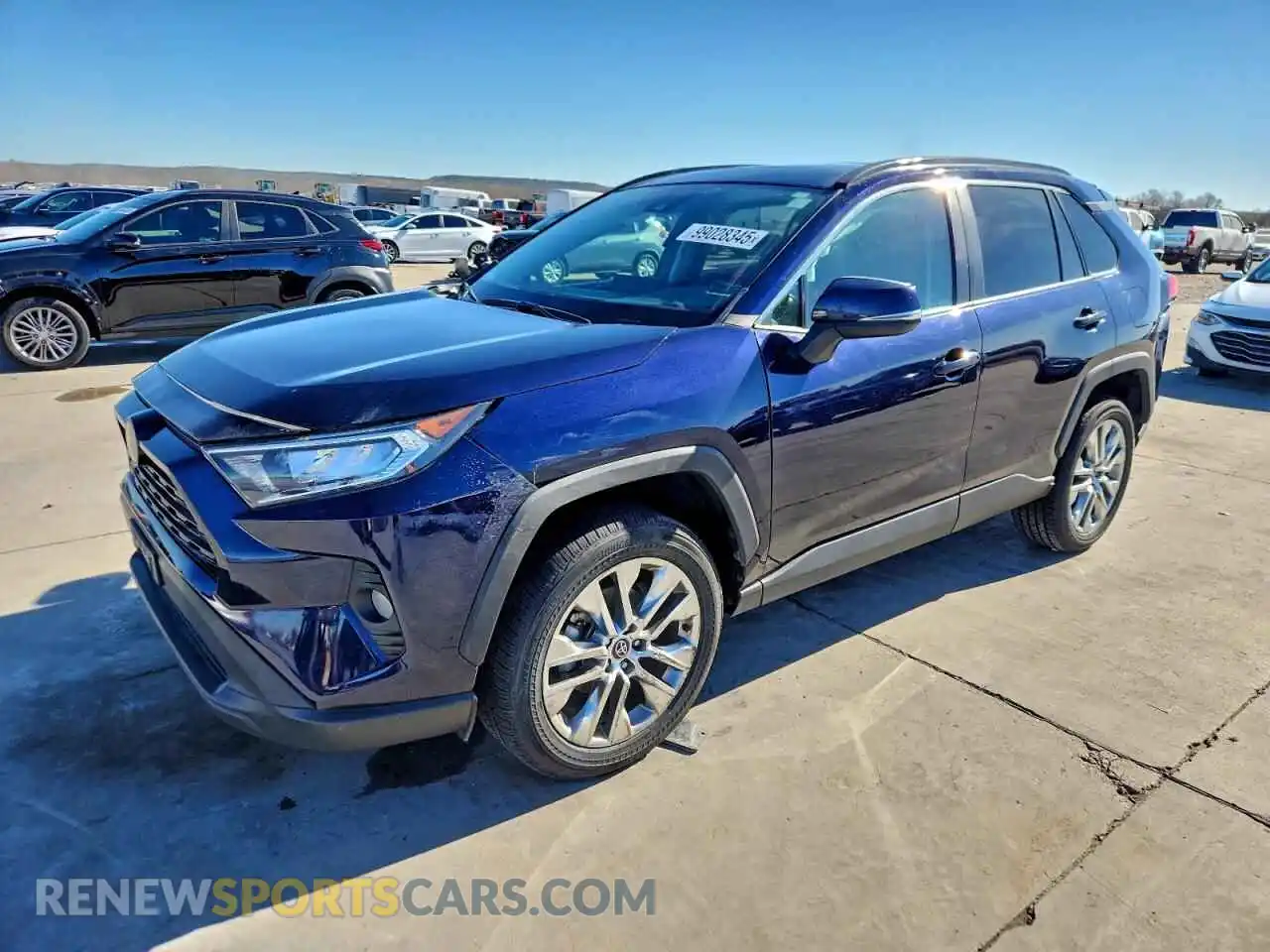 1 Photograph of a damaged car 2T3C1RFV3MW117302 TOYOTA RAV4 2021