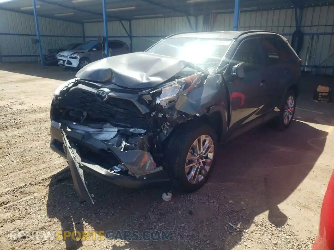 2 Photograph of a damaged car 2T3C1RFV3MW169917 TOYOTA RAV4 2021