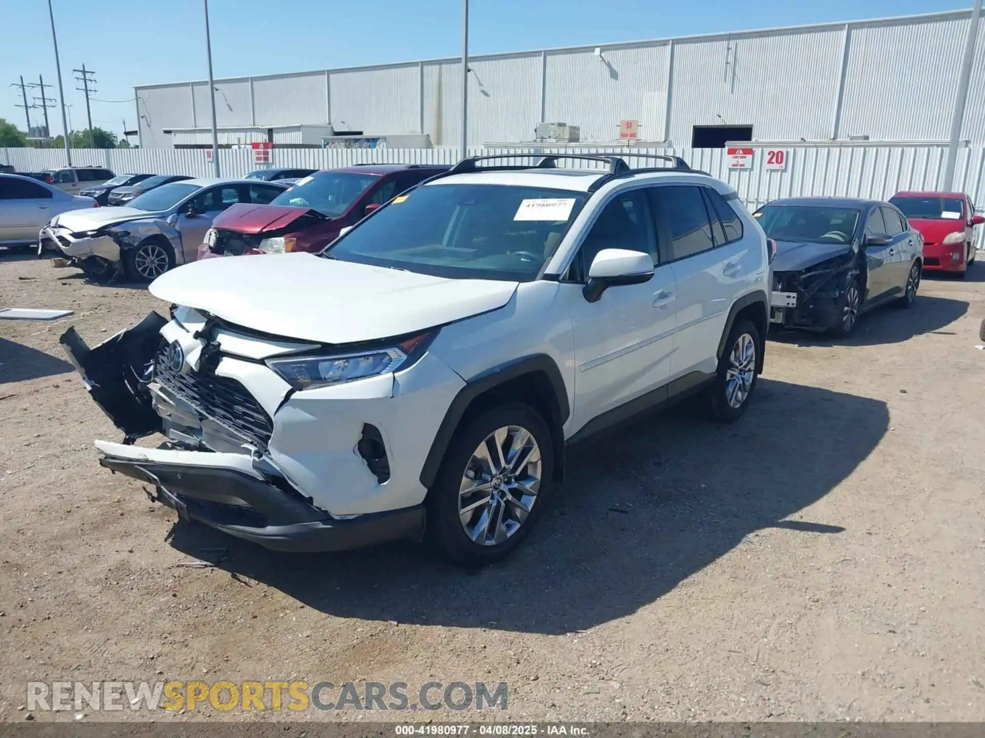 2 Photograph of a damaged car 2T3C1RFV3MW182313 TOYOTA RAV4 2021