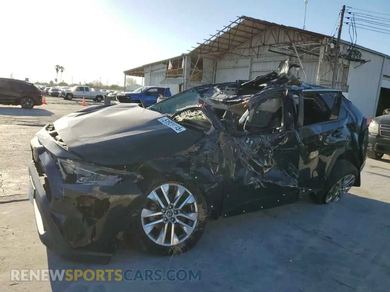 1 fotografías del automóvil dañado 2T3C1RFV4MC107685 TOYOTA RAV4 2021
