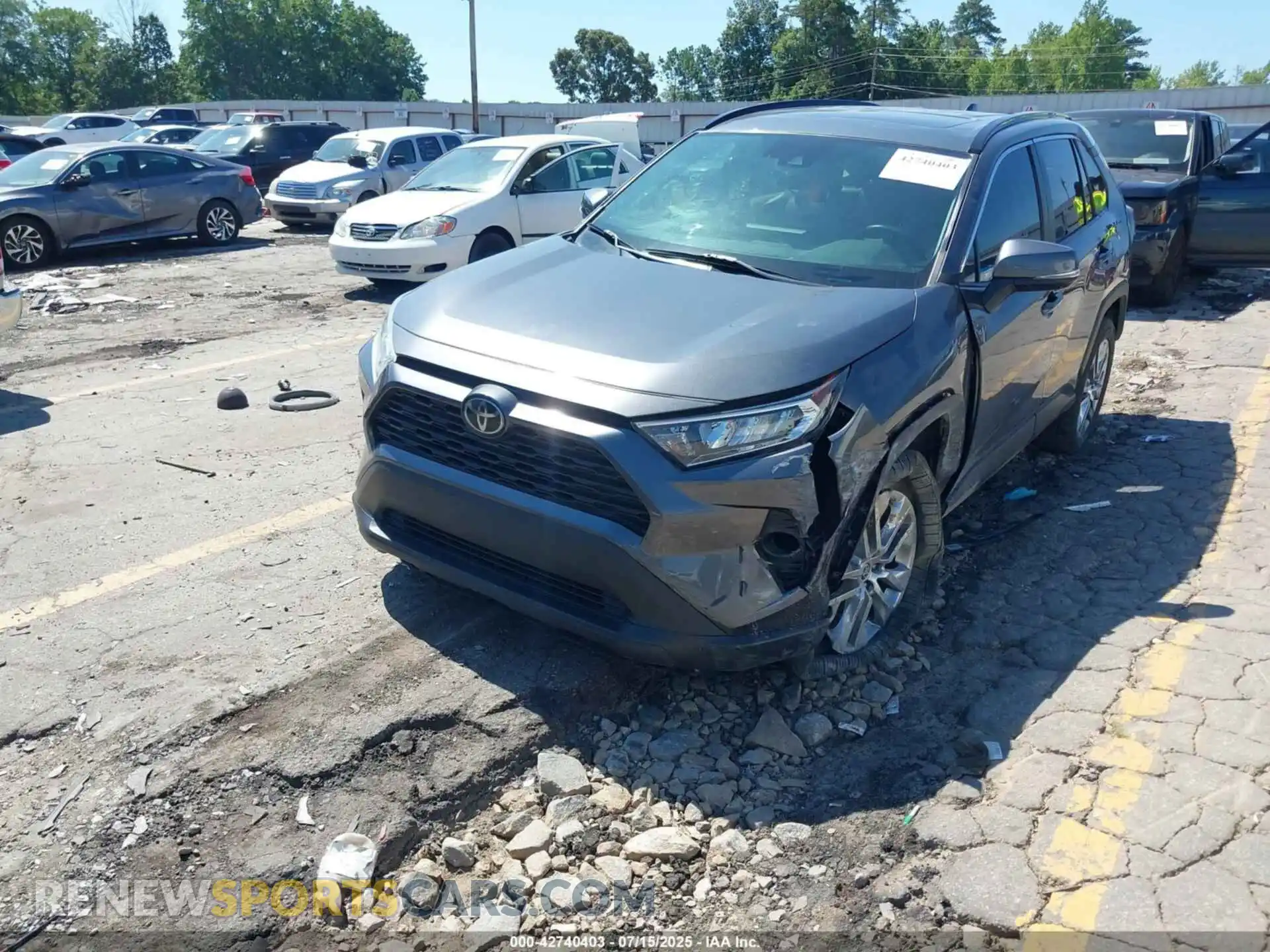 2 fotografías del automóvil dañado 2T3C1RFV4MC130366 TOYOTA RAV4 2021