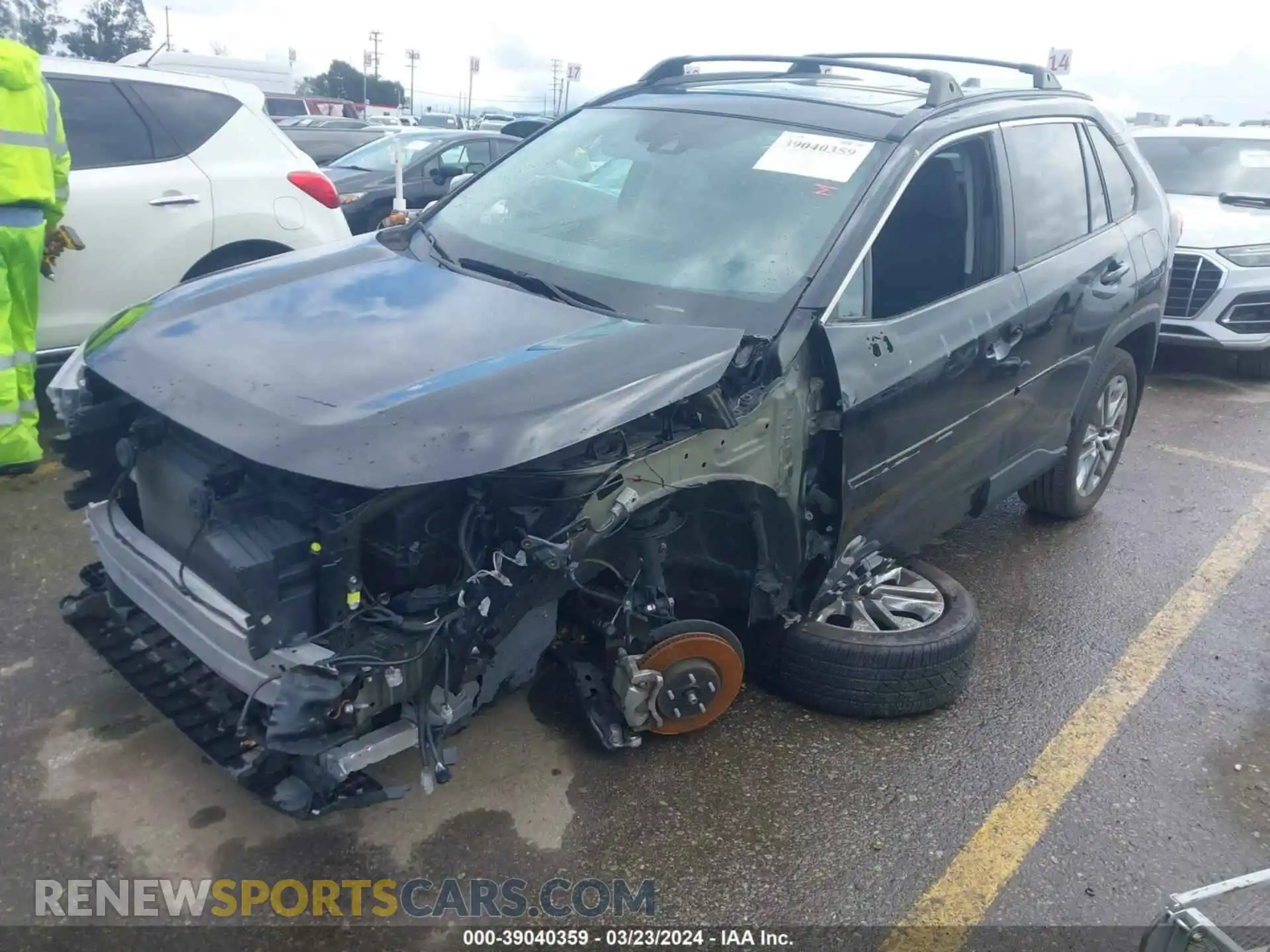 2 Photograph of a damaged car 2T3C1RFV4MC139486 TOYOTA RAV4 2021
