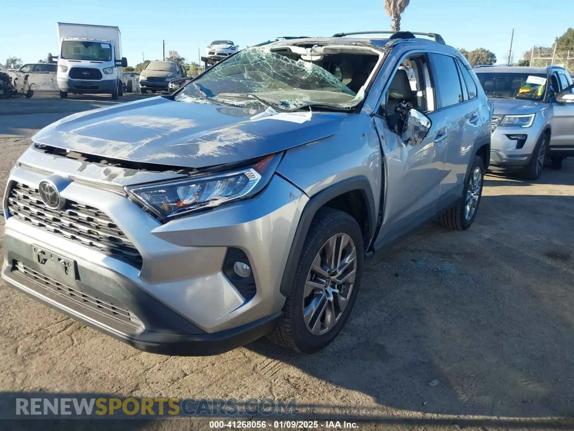 2 Photograph of a damaged car 2T3C1RFV4MW170980 TOYOTA RAV4 2021