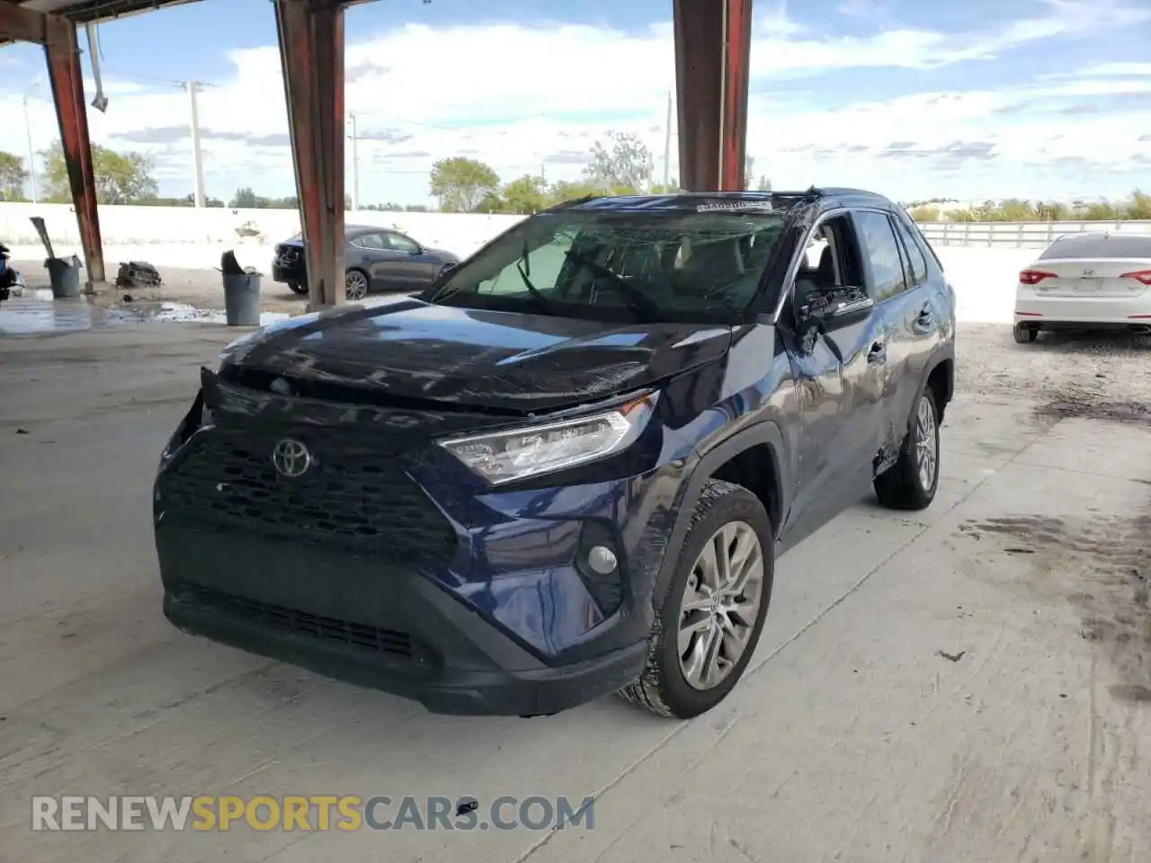 2 fotografías del automóvil dañado 2T3C1RFV4MW179047 TOYOTA RAV4 2021