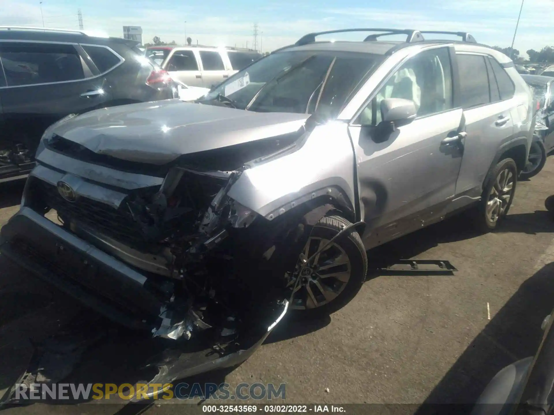 2 Photograph of a damaged car 2T3C1RFV5MC106772 TOYOTA RAV4 2021
