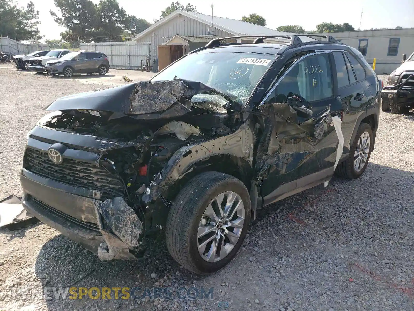 2 Photograph of a damaged car 2T3C1RFV5MC121885 TOYOTA RAV4 2021