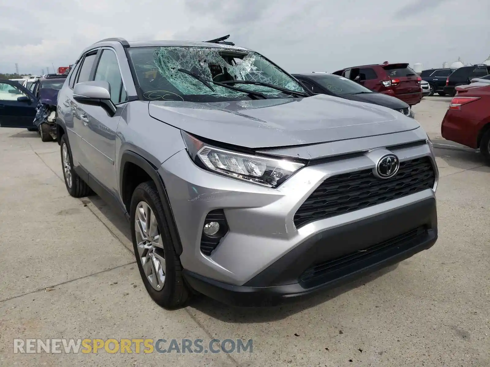1 Photograph of a damaged car 2T3C1RFV5MC148889 TOYOTA RAV4 2021