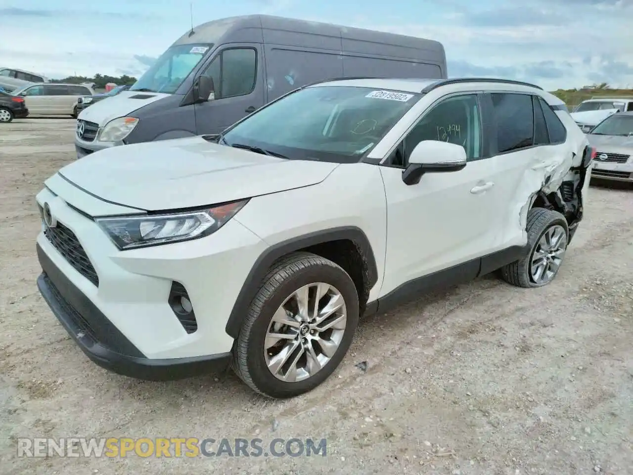 2 Photograph of a damaged car 2T3C1RFV5MW121092 TOYOTA RAV4 2021
