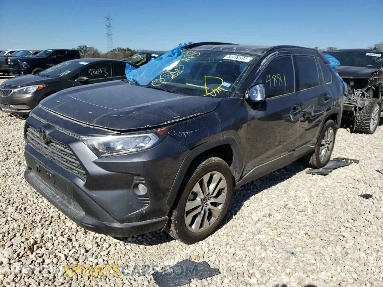 2 Photograph of a damaged car 2T3C1RFV6MC101953 TOYOTA RAV4 2021