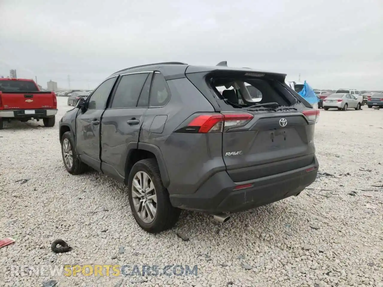 3 Photograph of a damaged car 2T3C1RFV6MC101953 TOYOTA RAV4 2021