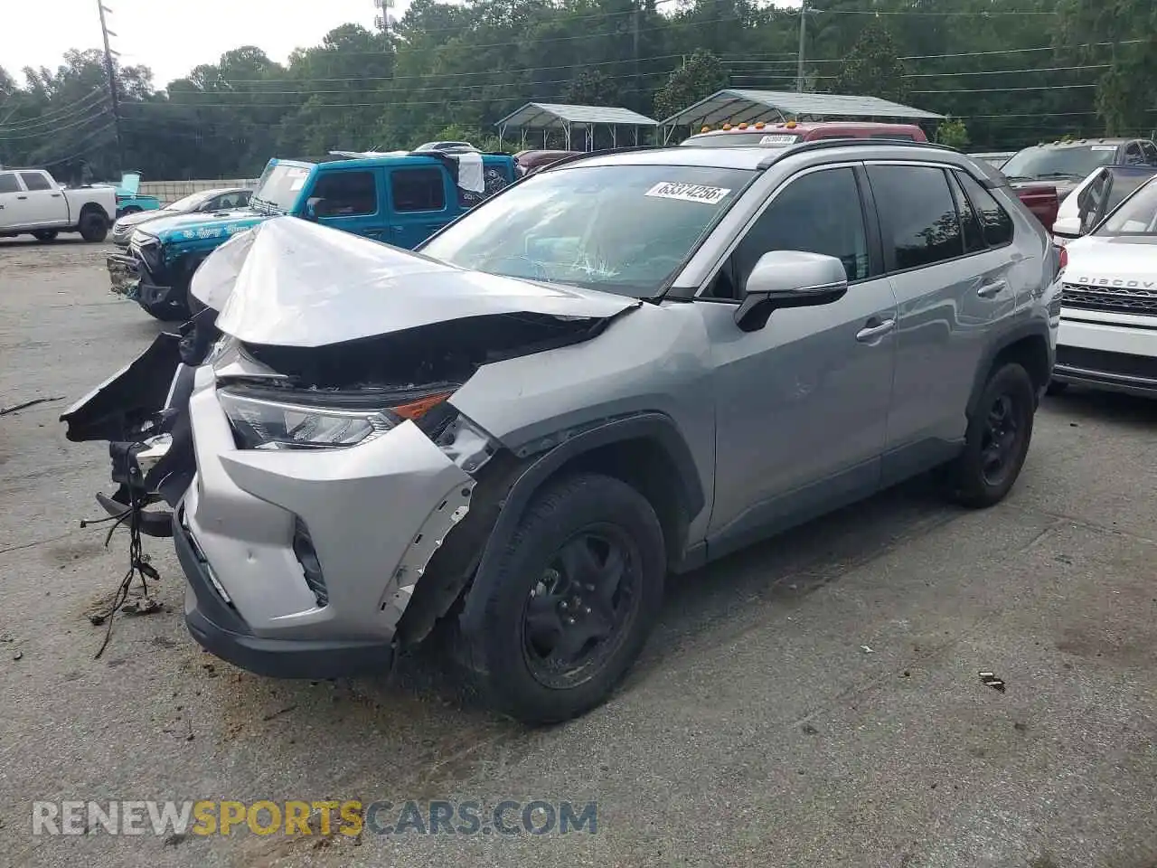 1 fotografías del automóvil dañado 2T3C1RFV6MC163742 TOYOTA RAV4 2021