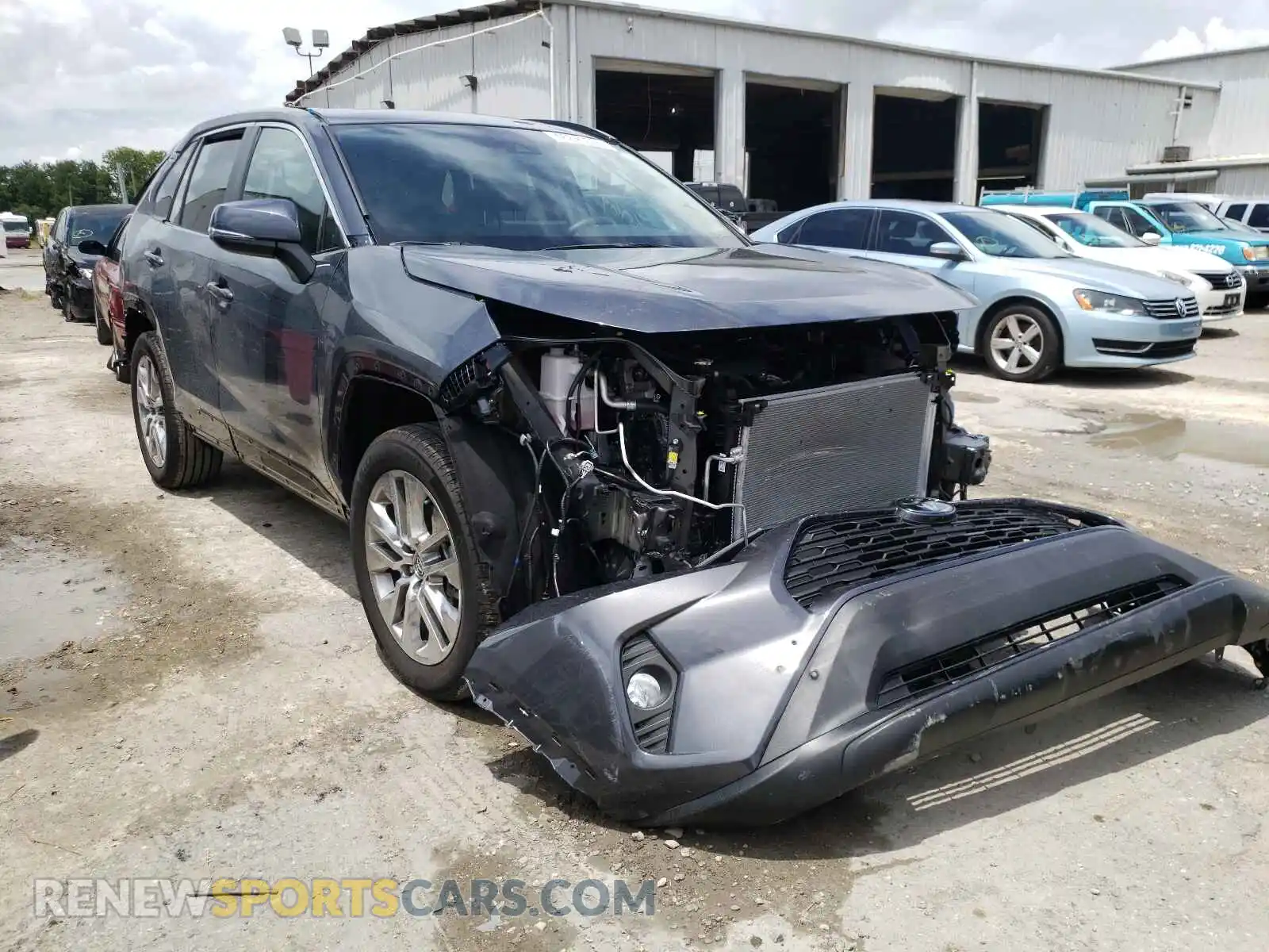 1 Photograph of a damaged car 2T3C1RFV6MW109498 TOYOTA RAV4 2021