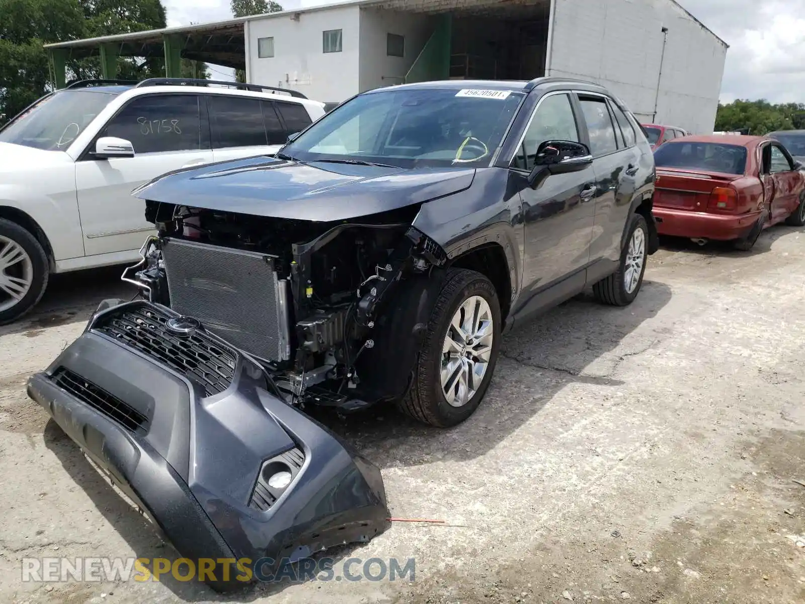 2 Photograph of a damaged car 2T3C1RFV6MW109498 TOYOTA RAV4 2021