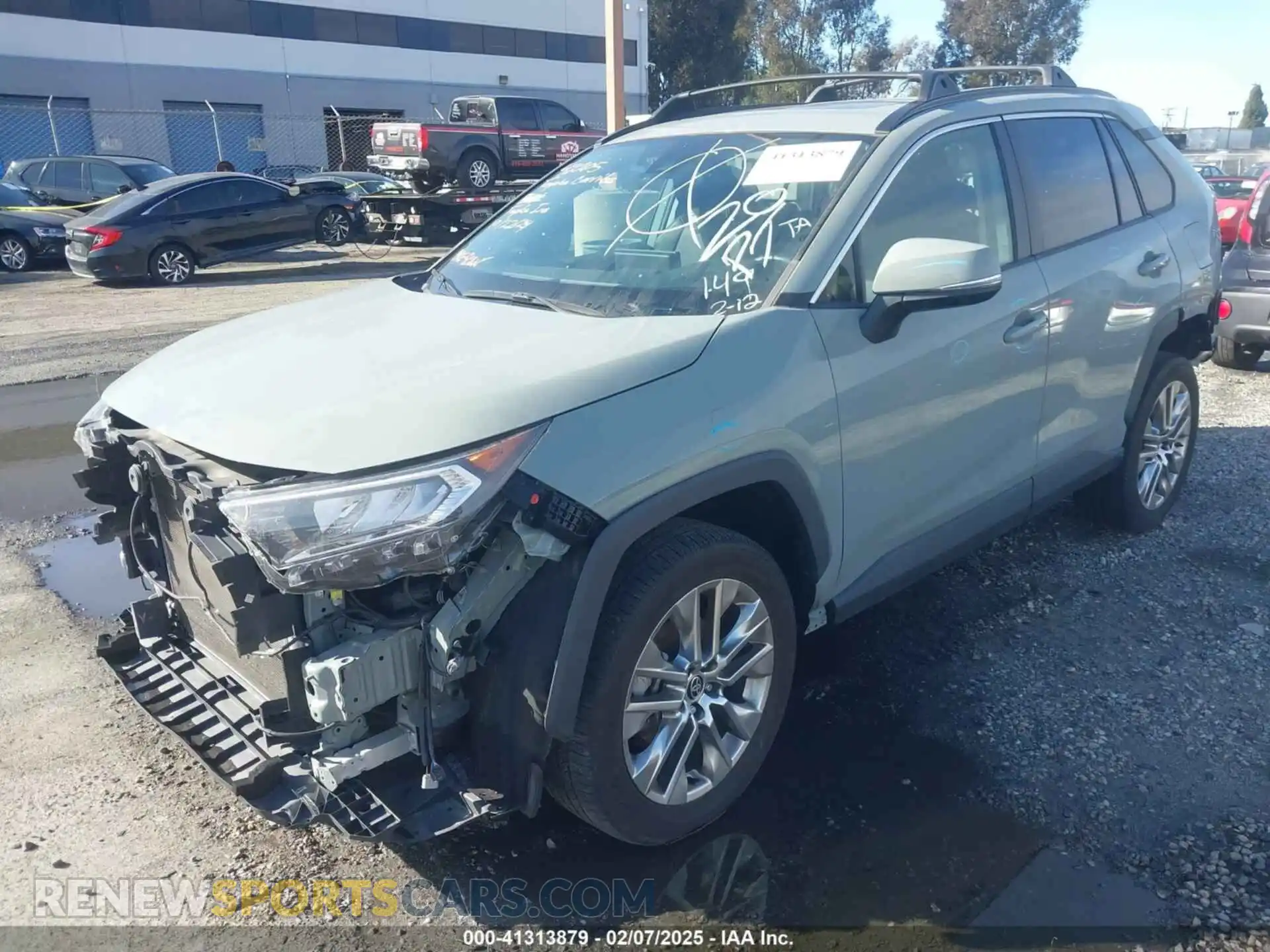 2 Photograph of a damaged car 2T3C1RFV6MW168809 TOYOTA RAV4 2021