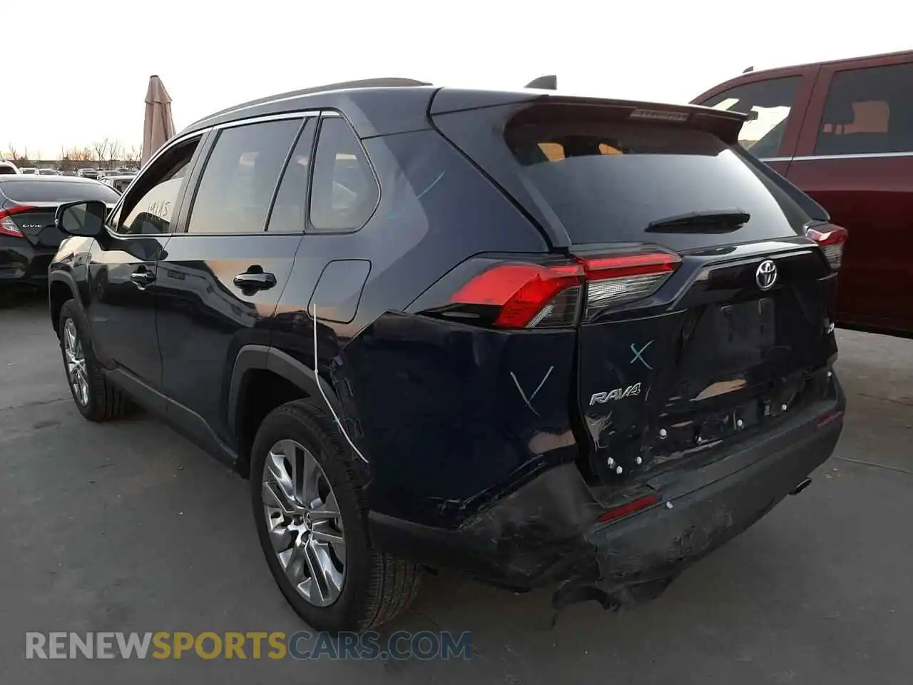 3 Photograph of a damaged car 2T3C1RFV7MC089666 TOYOTA RAV4 2021