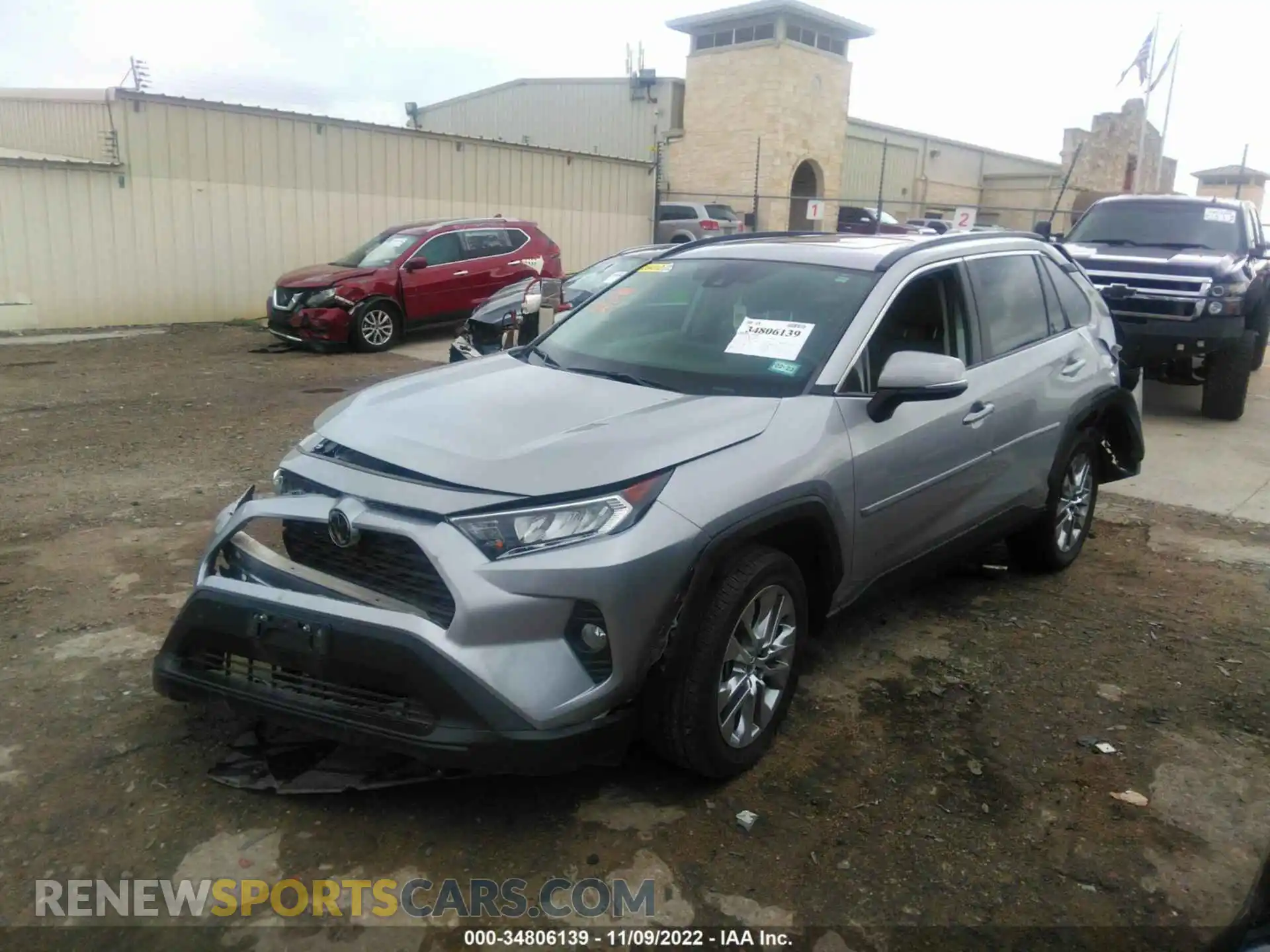 2 Фотография поврежденного автомобиля 2T3C1RFV7MC096598 TOYOTA RAV4 2021