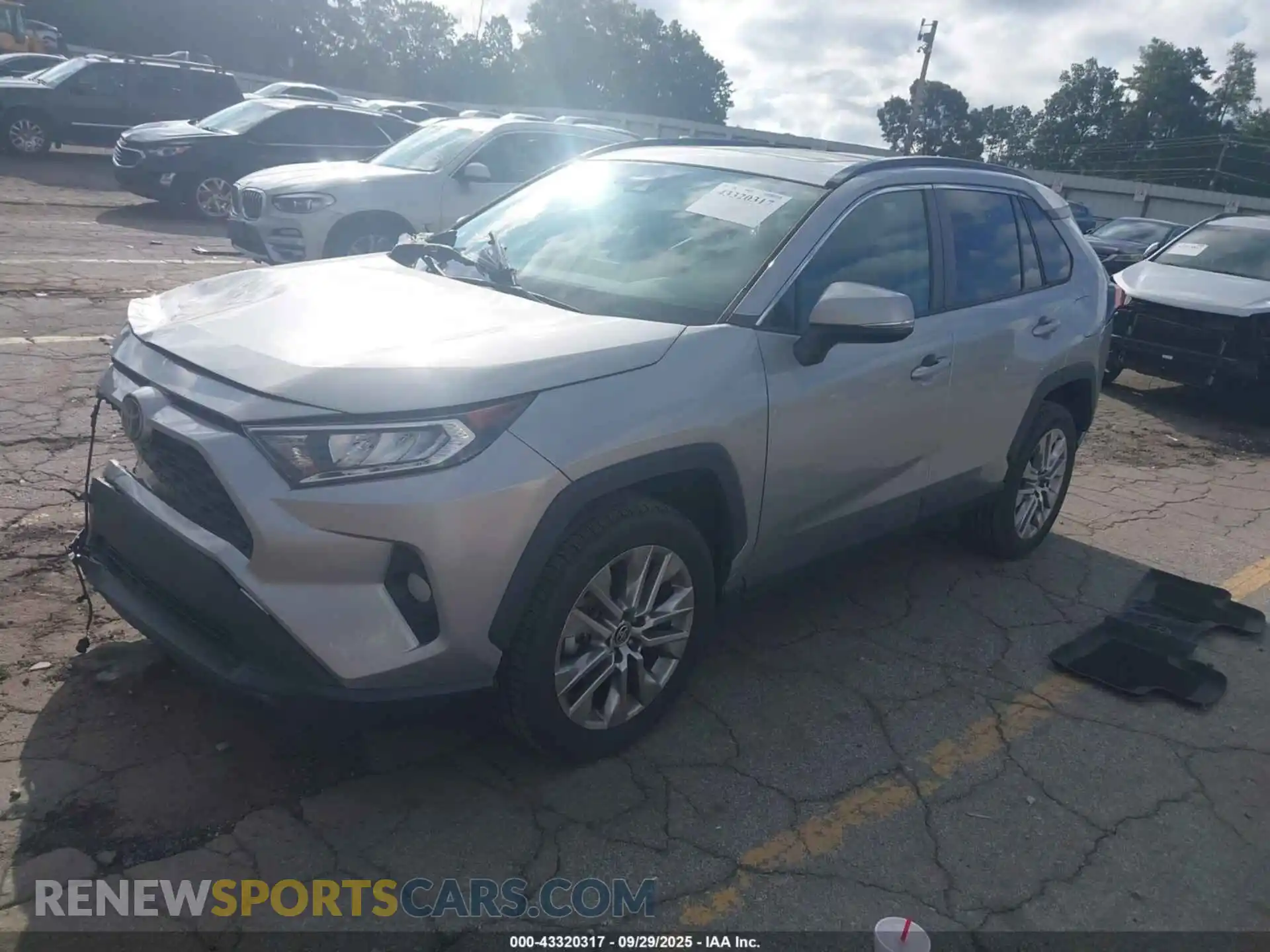 2 Photograph of a damaged car 2T3C1RFV7MC136050 TOYOTA RAV4 2021