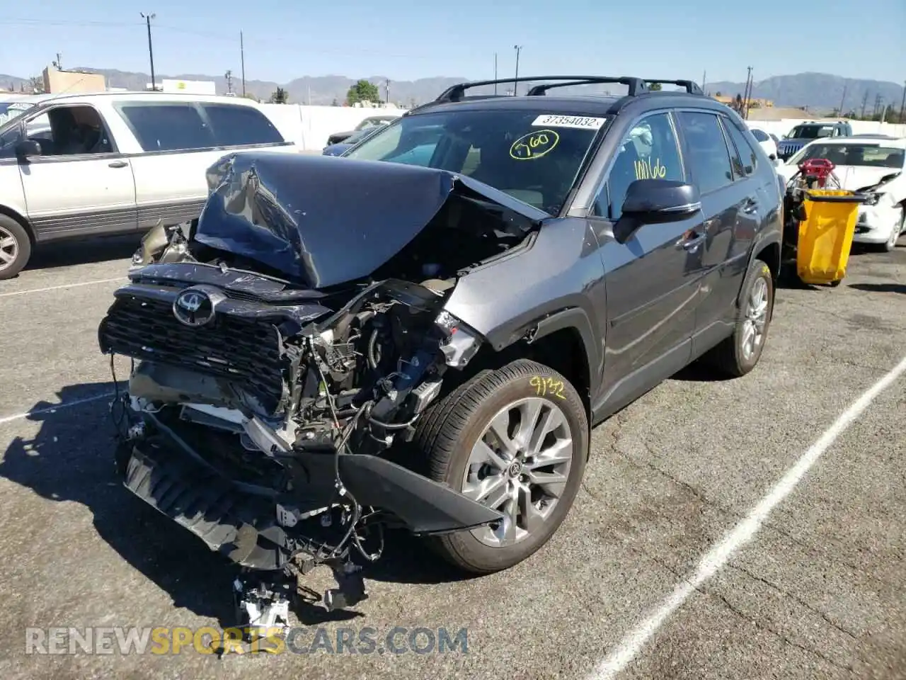 2 Photograph of a damaged car 2T3C1RFV7MC146058 TOYOTA RAV4 2021