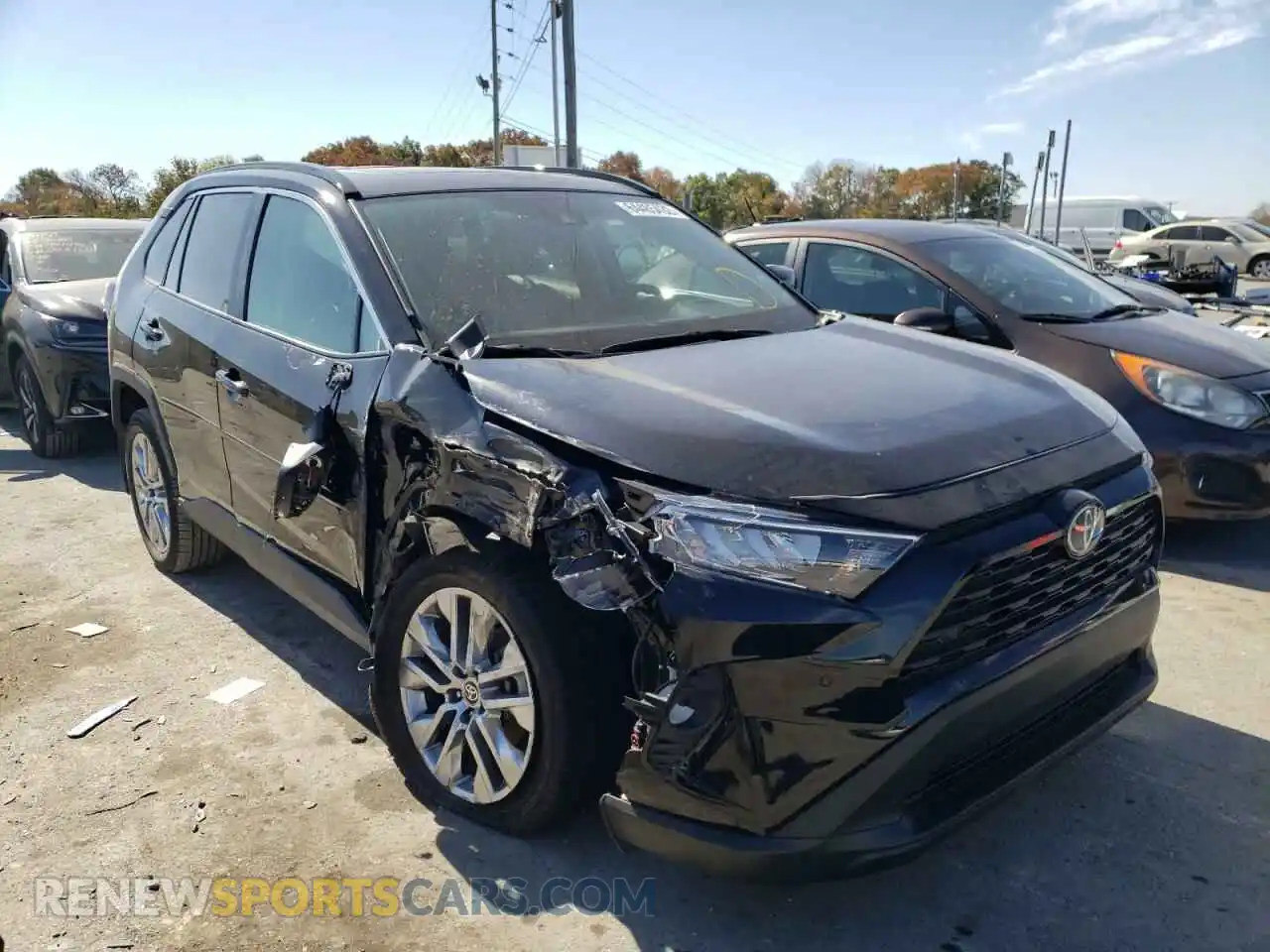 1 fotografías del automóvil dañado 2T3C1RFV7MW126472 TOYOTA RAV4 2021