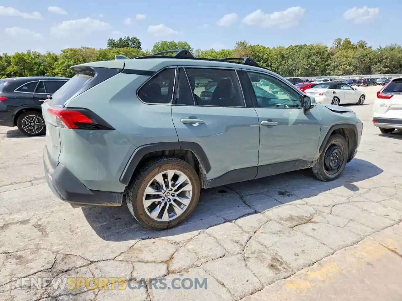 3 fotografías del automóvil dañado 2T3C1RFV7MW135561 TOYOTA RAV4 2021