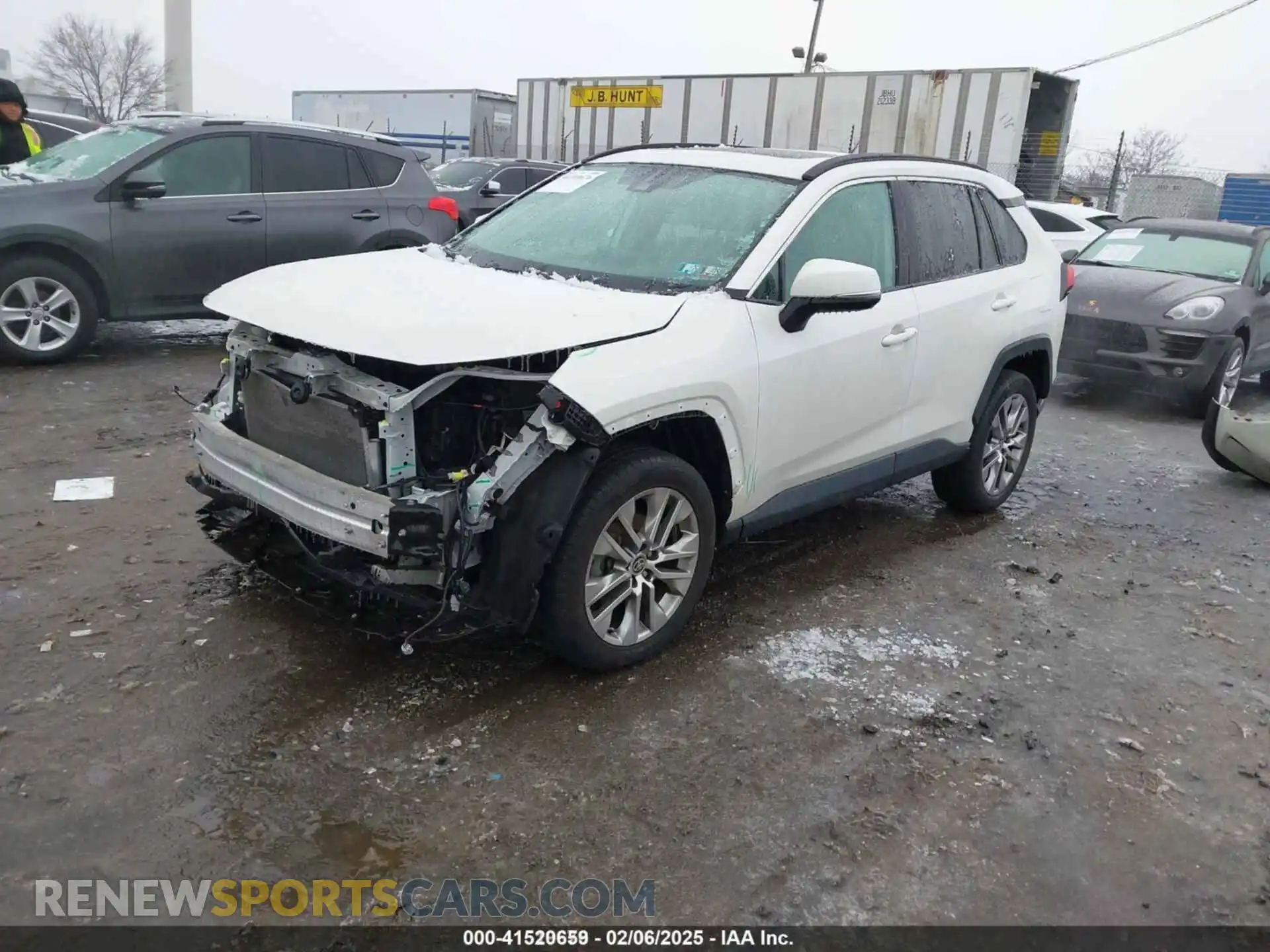 2 Photograph of a damaged car 2T3C1RFV7MW137391 TOYOTA RAV4 2021
