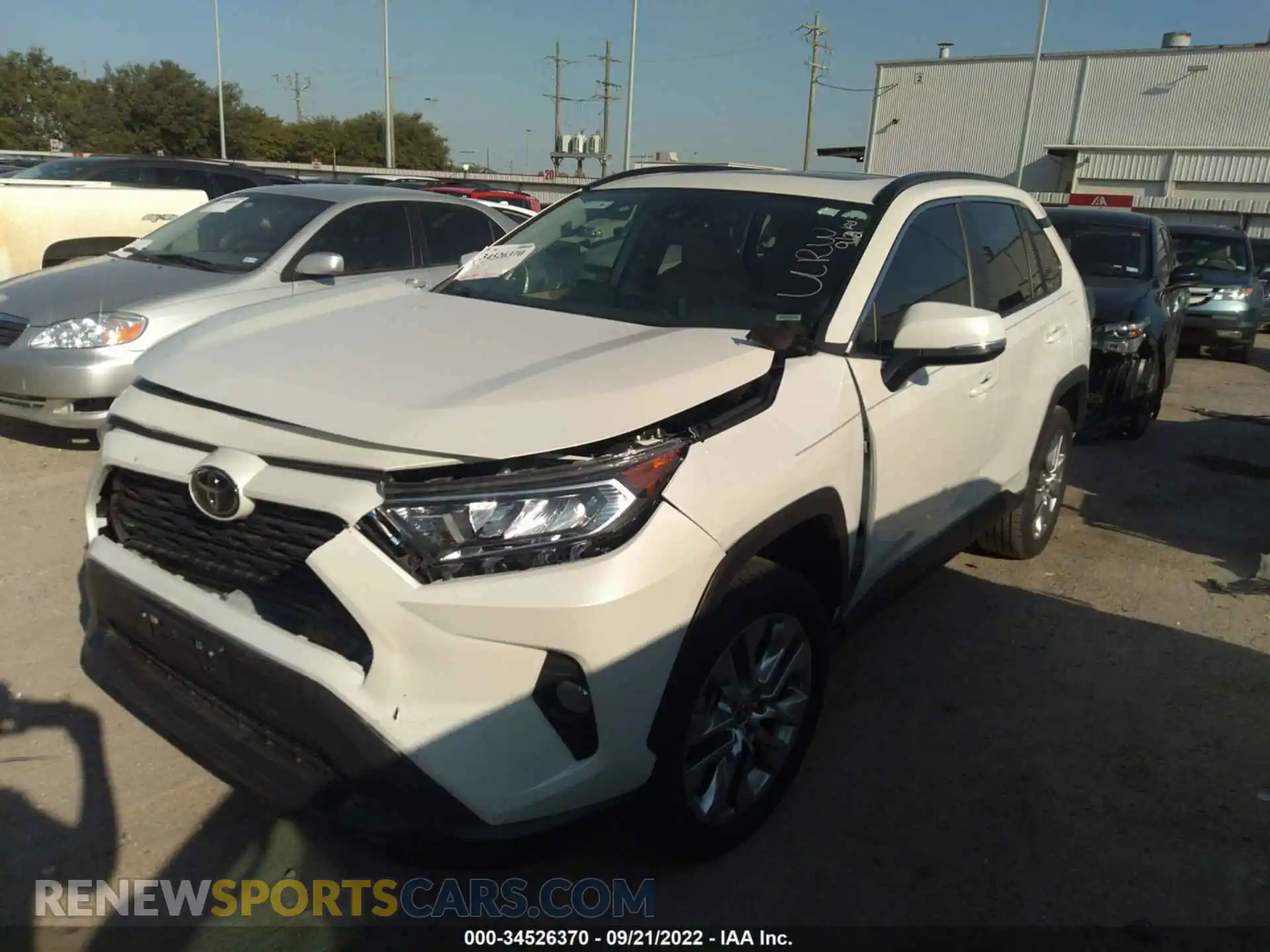 2 Photograph of a damaged car 2T3C1RFV7MW140064 TOYOTA RAV4 2021