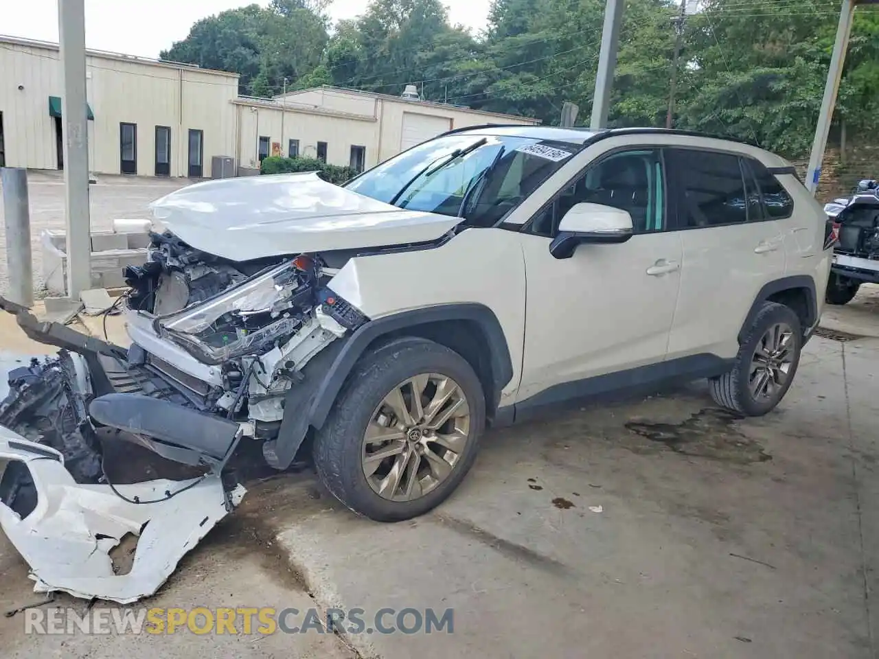 1 Photograph of a damaged car 2T3C1RFV7MW144406 TOYOTA RAV4 2021
