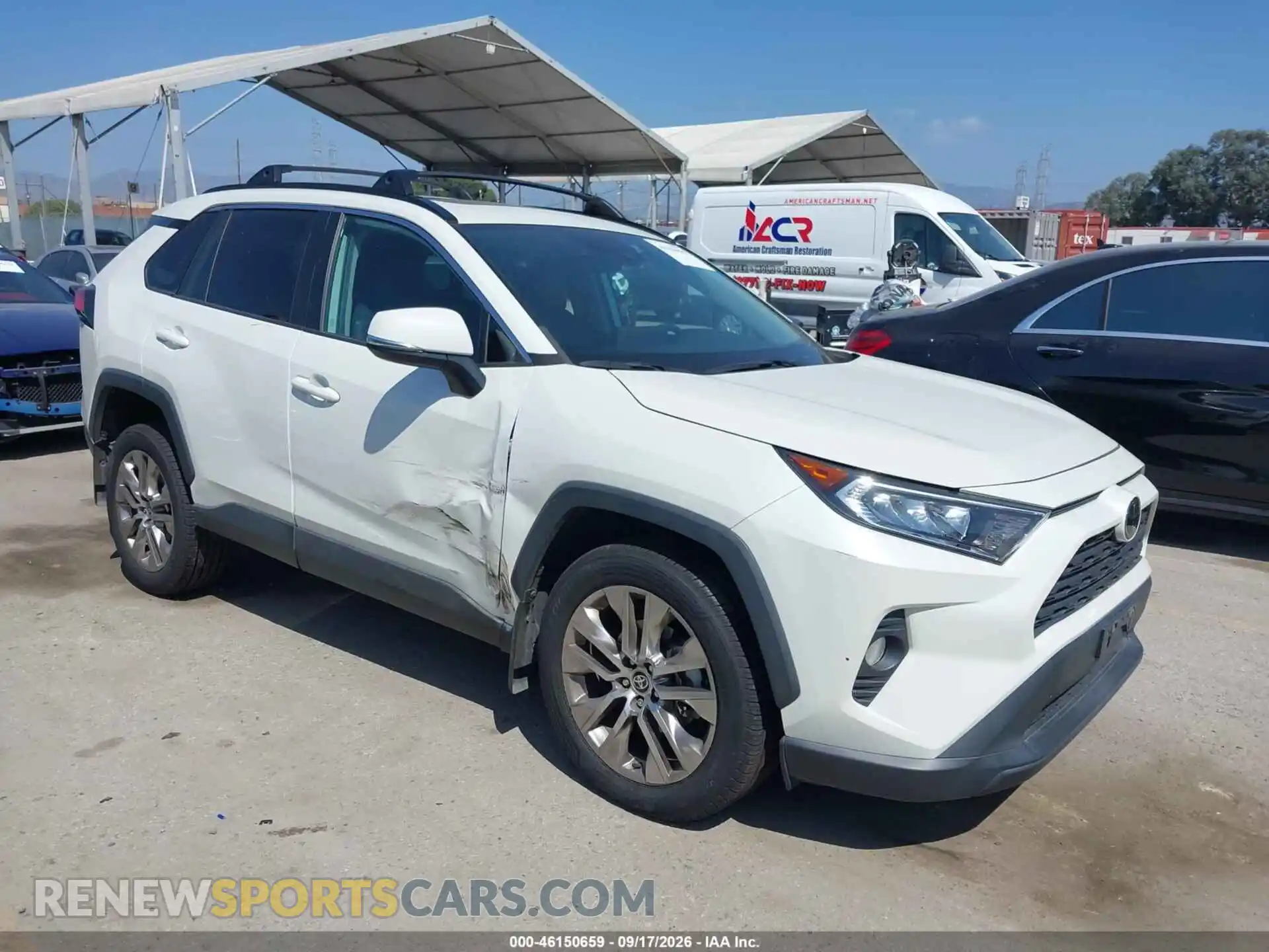 1 Photograph of a damaged car 2T3C1RFV7MW148195 TOYOTA RAV4 2021