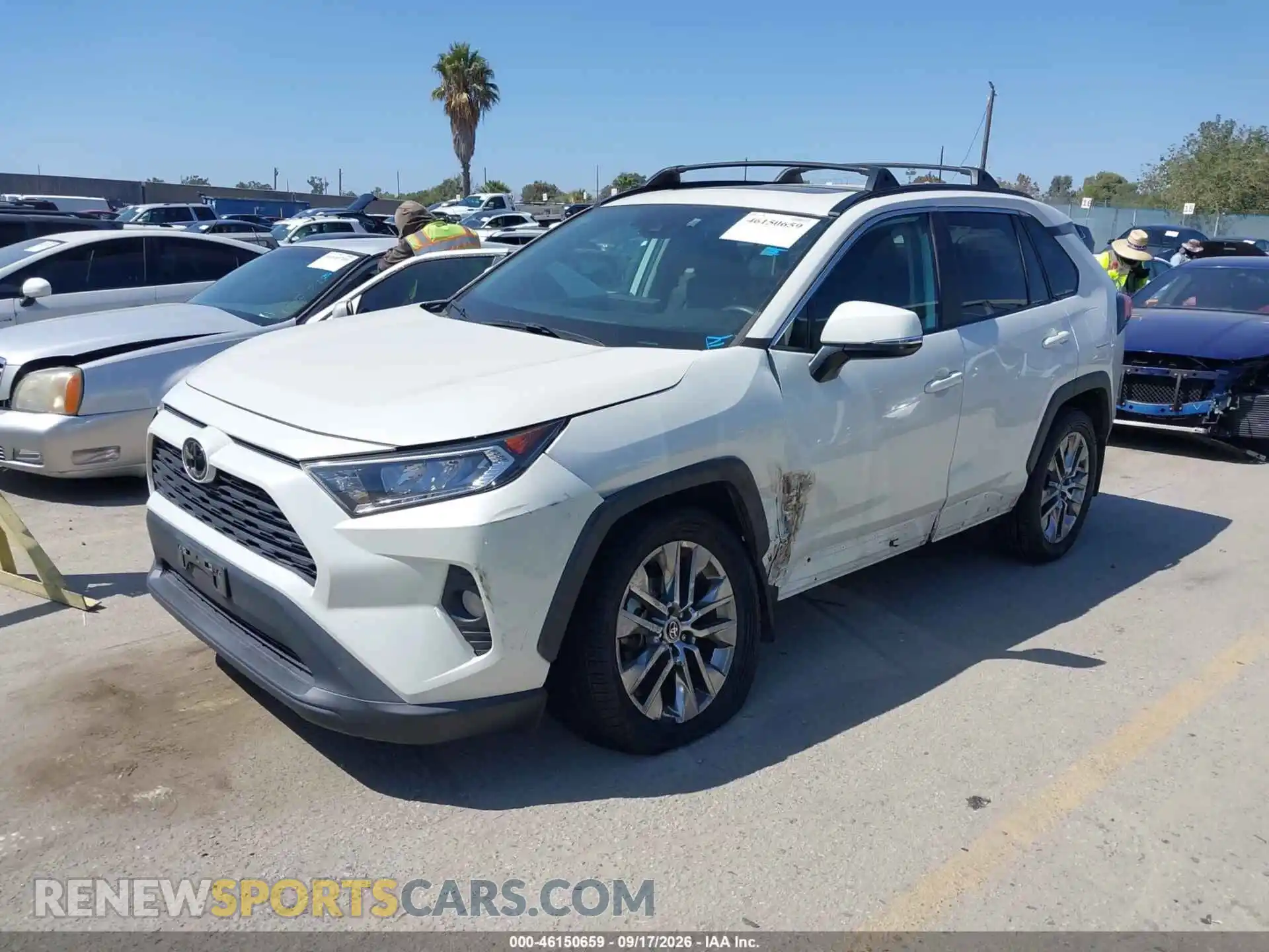 2 Photograph of a damaged car 2T3C1RFV7MW148195 TOYOTA RAV4 2021