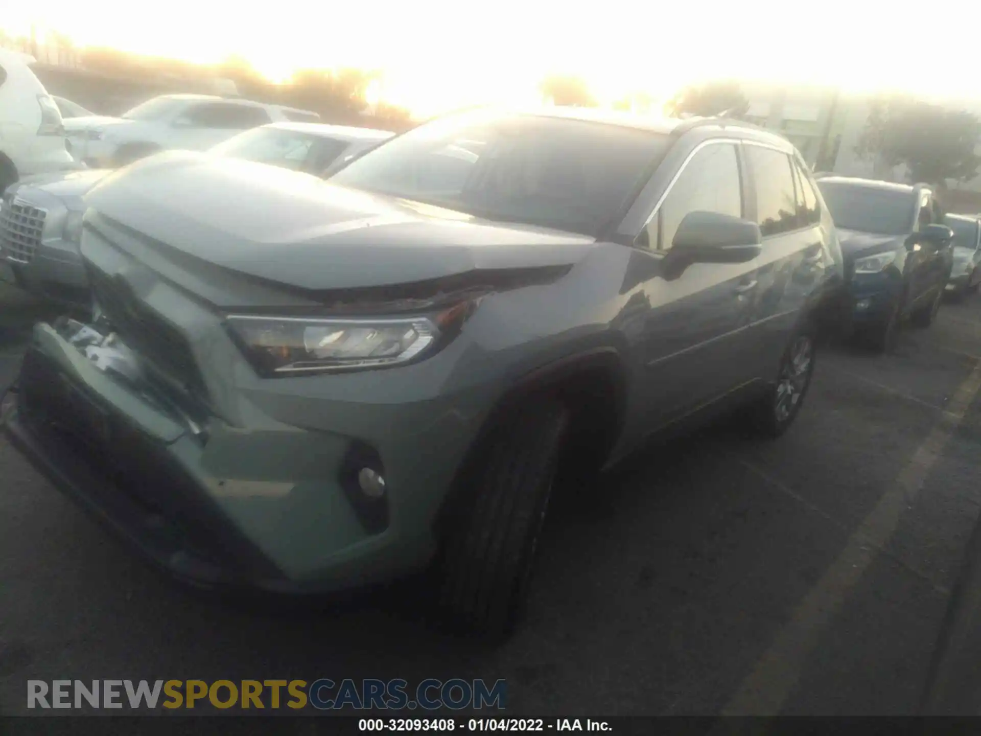 2 Photograph of a damaged car 2T3C1RFV7MW151677 TOYOTA RAV4 2021