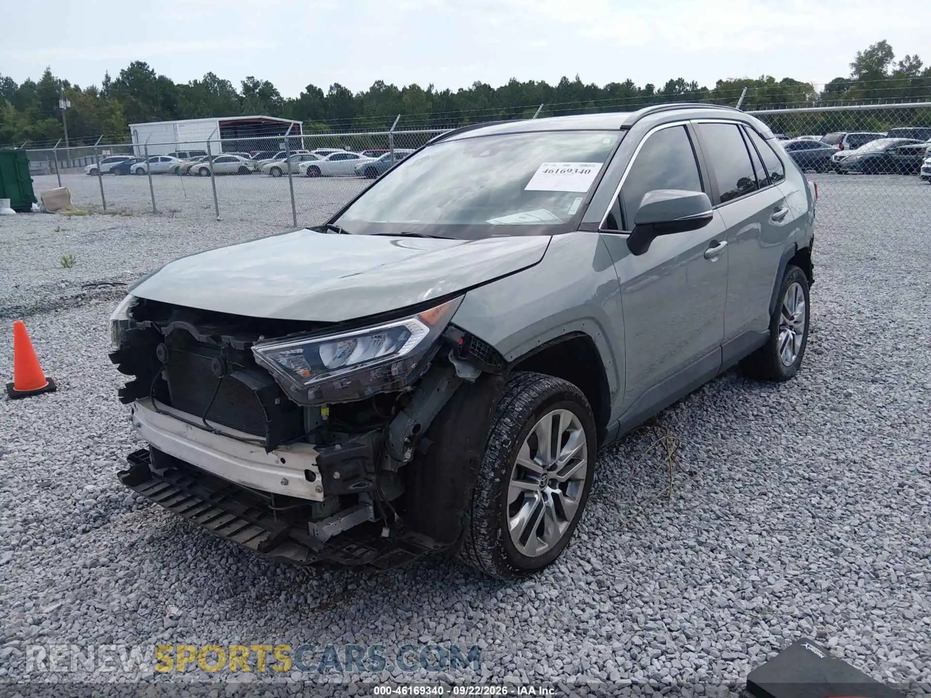 2 Photograph of a damaged car 2T3C1RFV7MW166633 TOYOTA RAV4 2021
