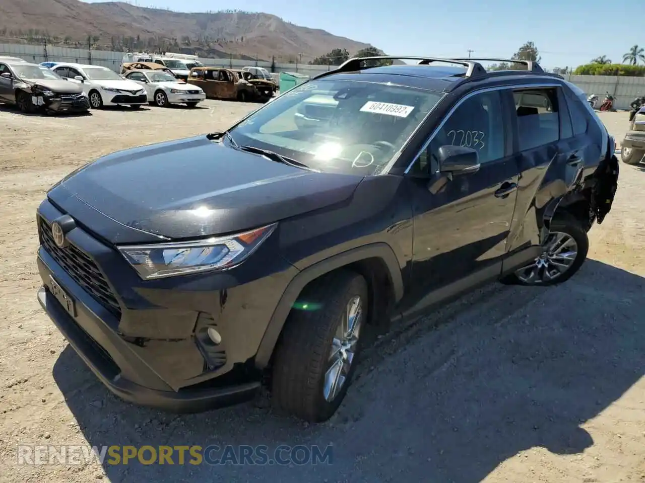 2 fotografías del automóvil dañado 2T3C1RFV8MC086811 TOYOTA RAV4 2021