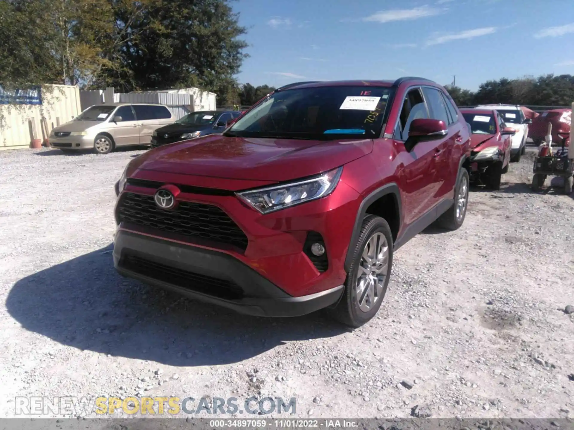2 Photograph of a damaged car 2T3C1RFV8MW132717 TOYOTA RAV4 2021