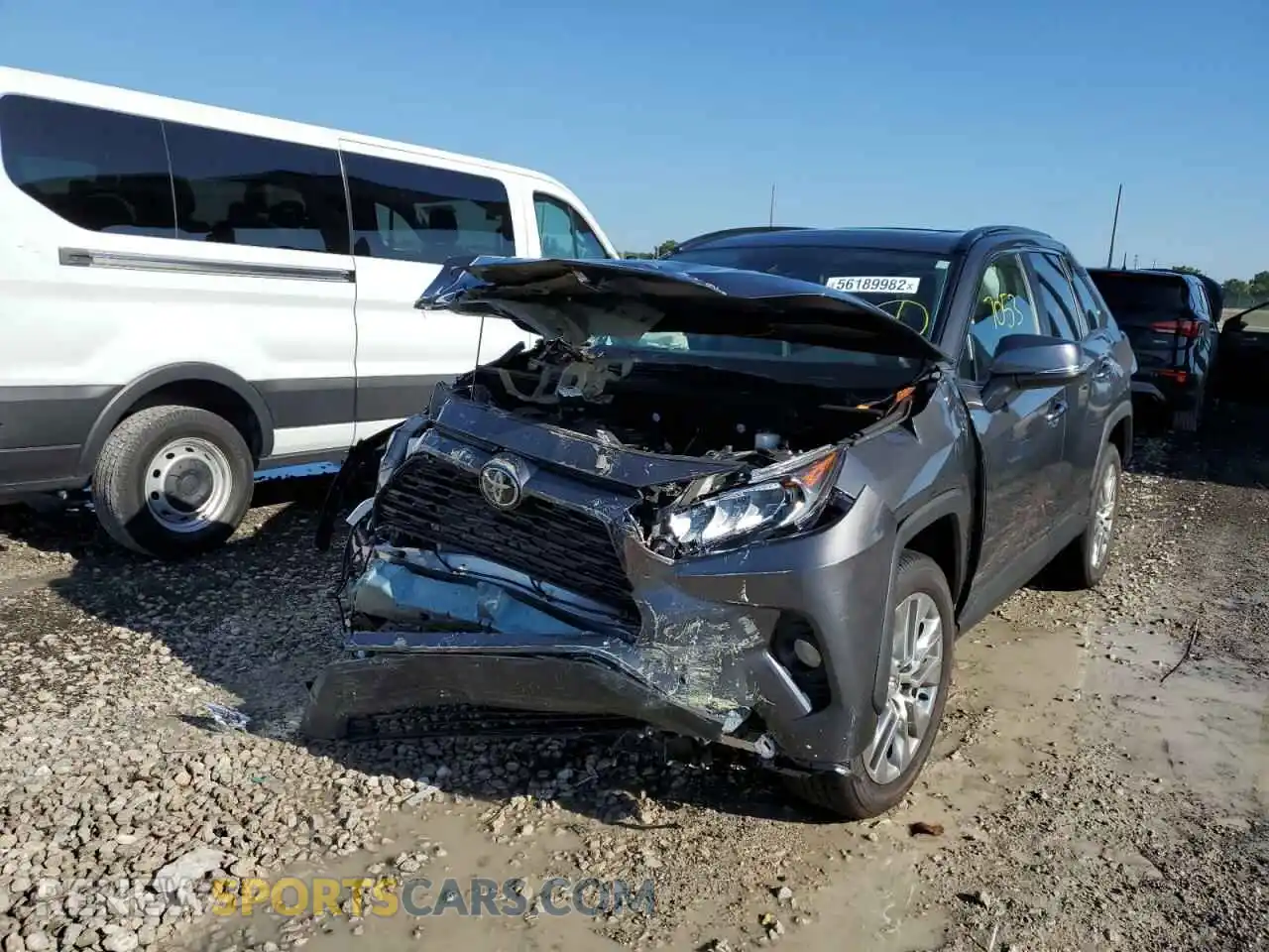 2 Photograph of a damaged car 2T3C1RFV8MW146083 TOYOTA RAV4 2021