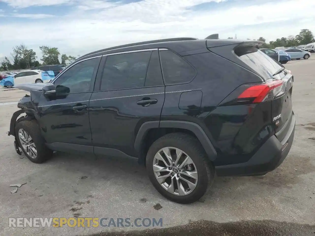 2 Photograph of a damaged car 2T3C1RFV8MW158234 TOYOTA RAV4 2021