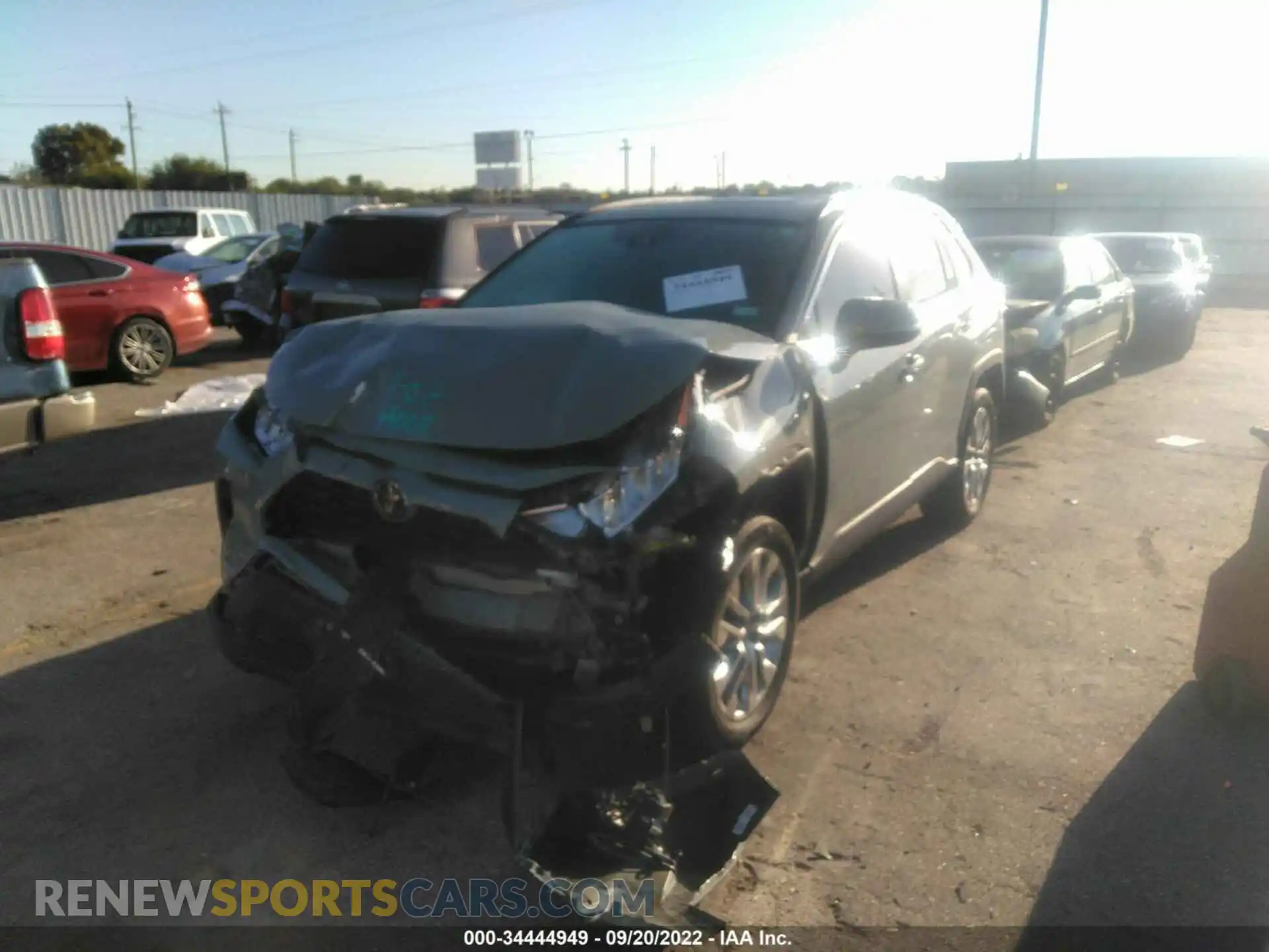2 Photograph of a damaged car 2T3C1RFV8MW175034 TOYOTA RAV4 2021