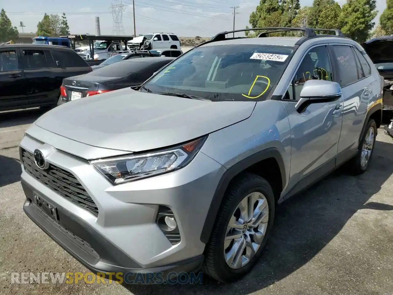 2 Photograph of a damaged car 2T3C1RFV8MW181318 TOYOTA RAV4 2021
