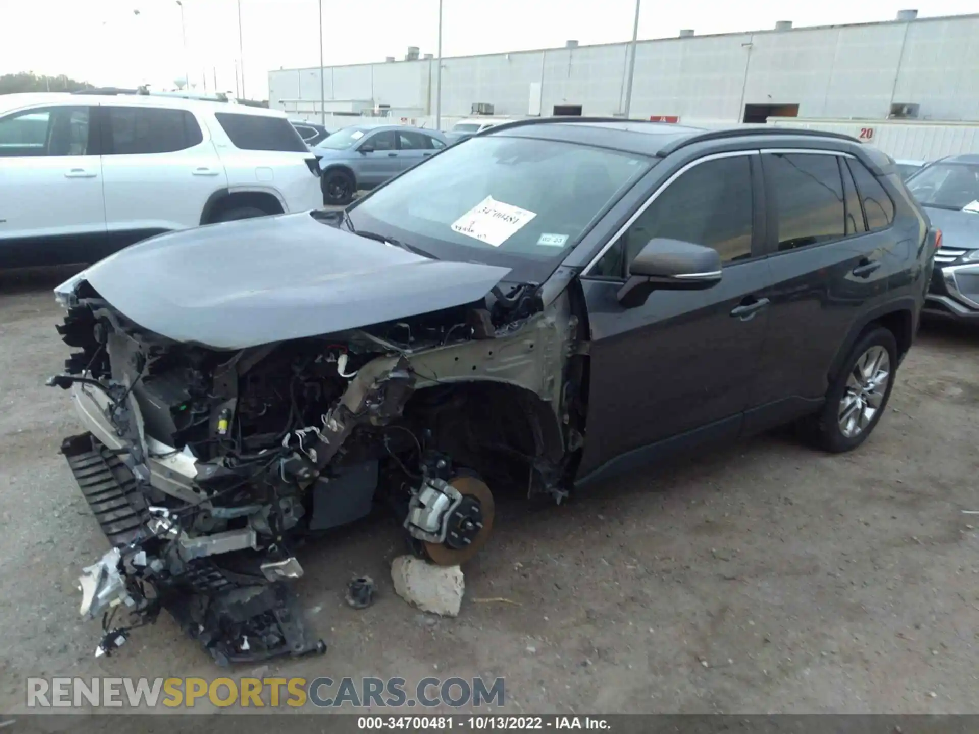 2 Photograph of a damaged car 2T3C1RFV9MC111652 TOYOTA RAV4 2021