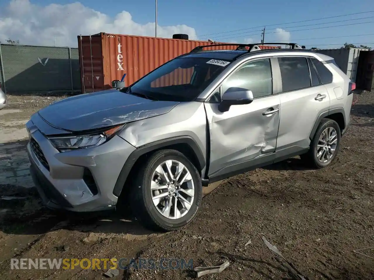1 Photograph of a damaged car 2T3C1RFV9MC120349 TOYOTA RAV4 2021