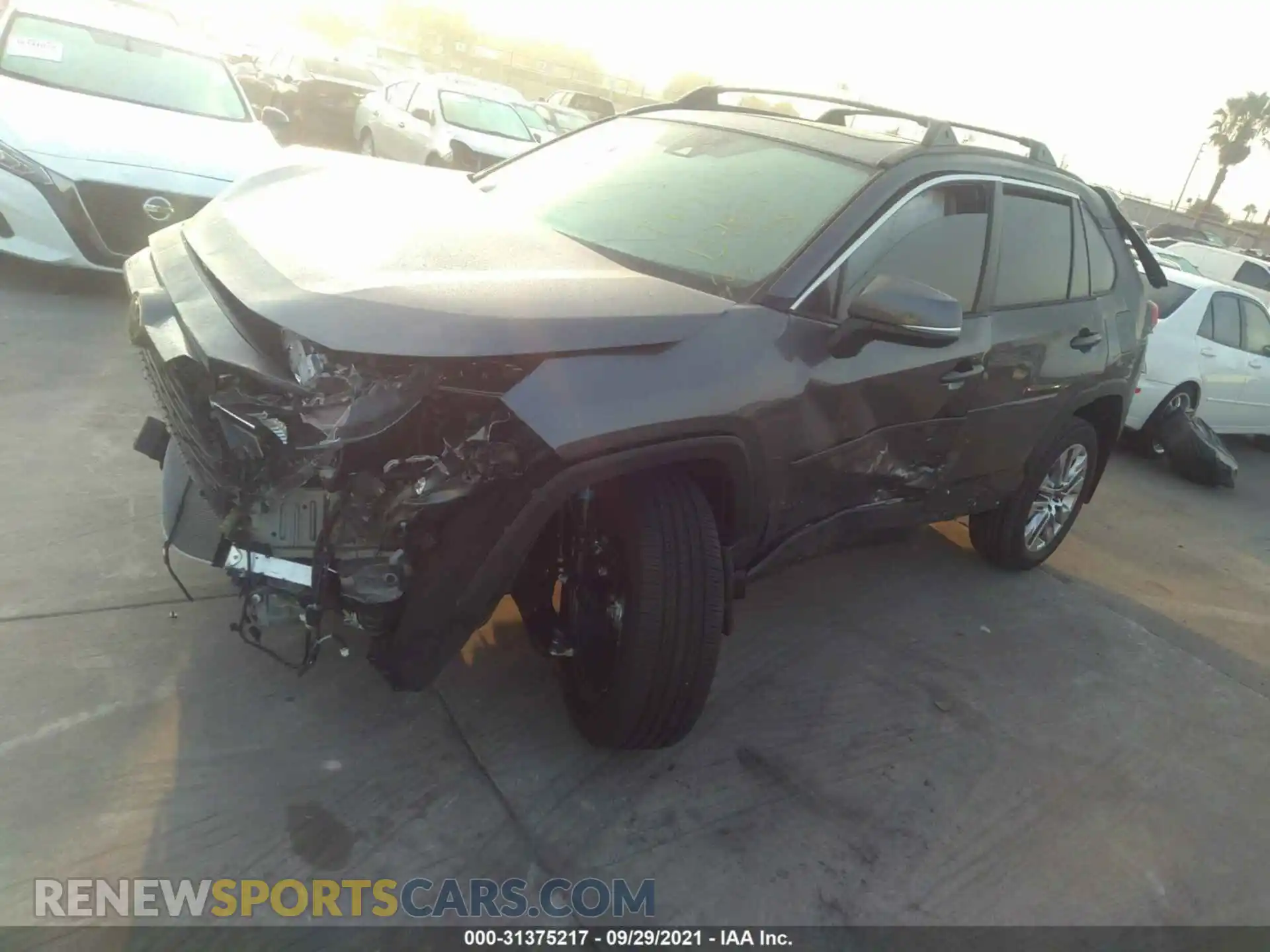 2 Photograph of a damaged car 2T3C1RFV9MC137801 TOYOTA RAV4 2021