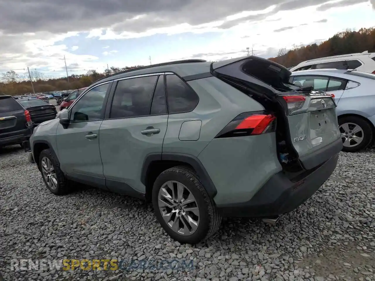 2 Photograph of a damaged car 2T3C1RFV9MW116896 TOYOTA RAV4 2021