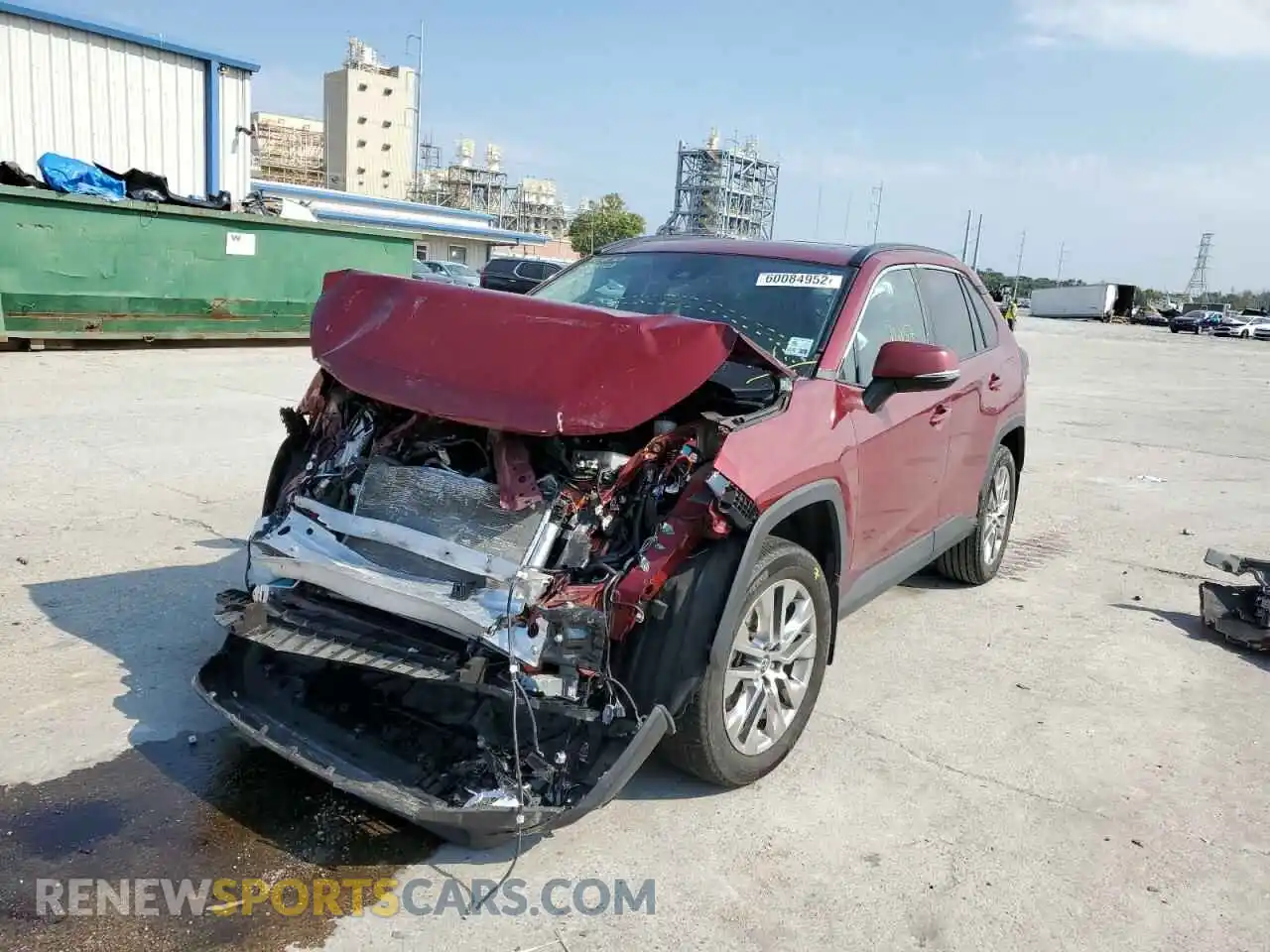 2 Photograph of a damaged car 2T3C1RFV9MW124125 TOYOTA RAV4 2021