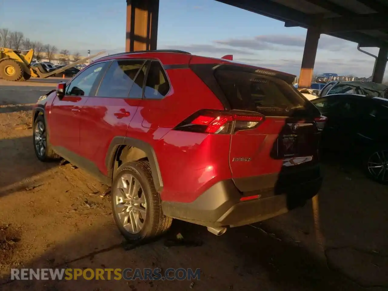 3 Фотография поврежденного автомобиля 2T3C1RFV9MW152880 TOYOTA RAV4 2021
