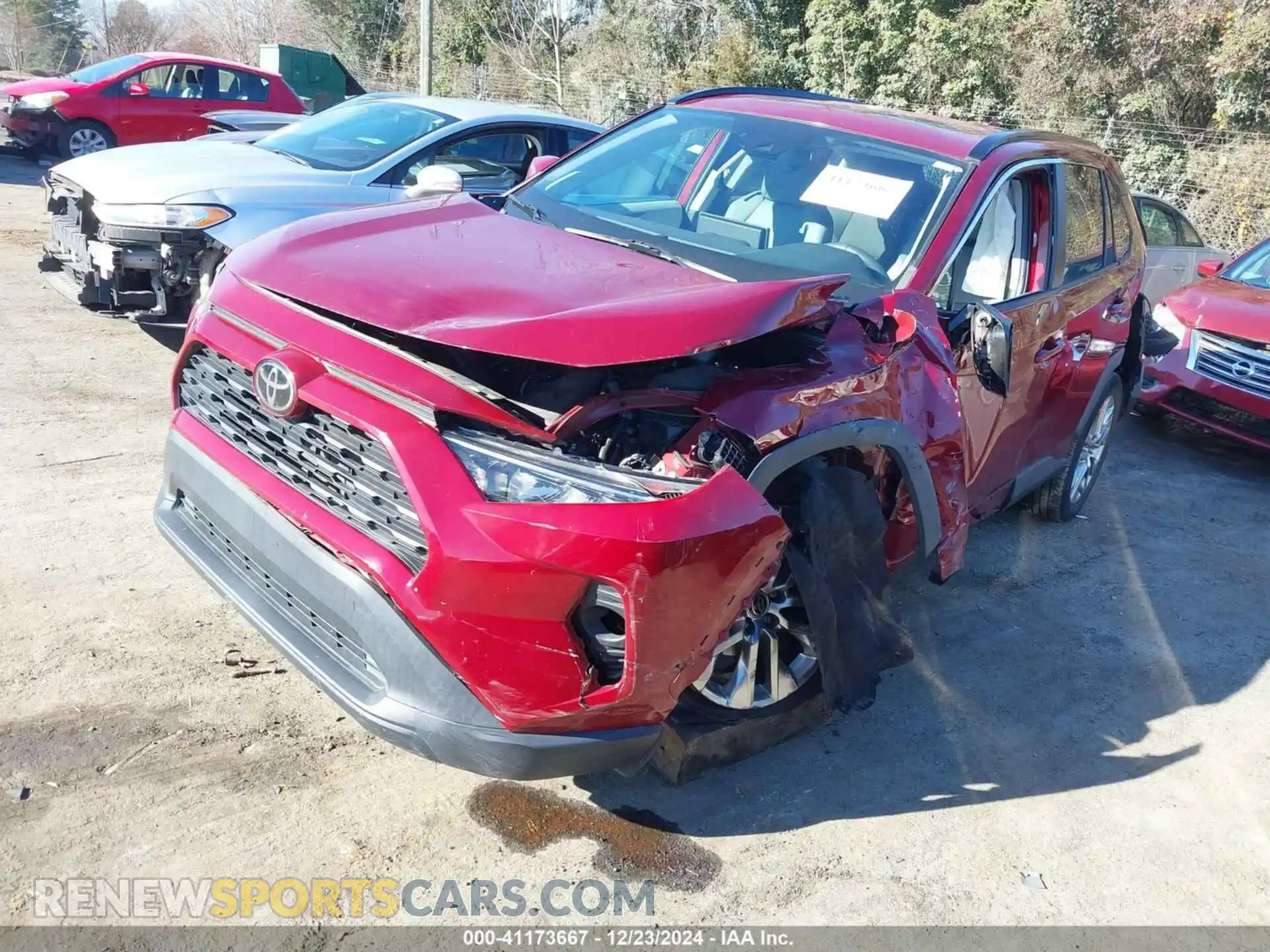 2 Photograph of a damaged car 2T3C1RFV9MW165788 TOYOTA RAV4 2021