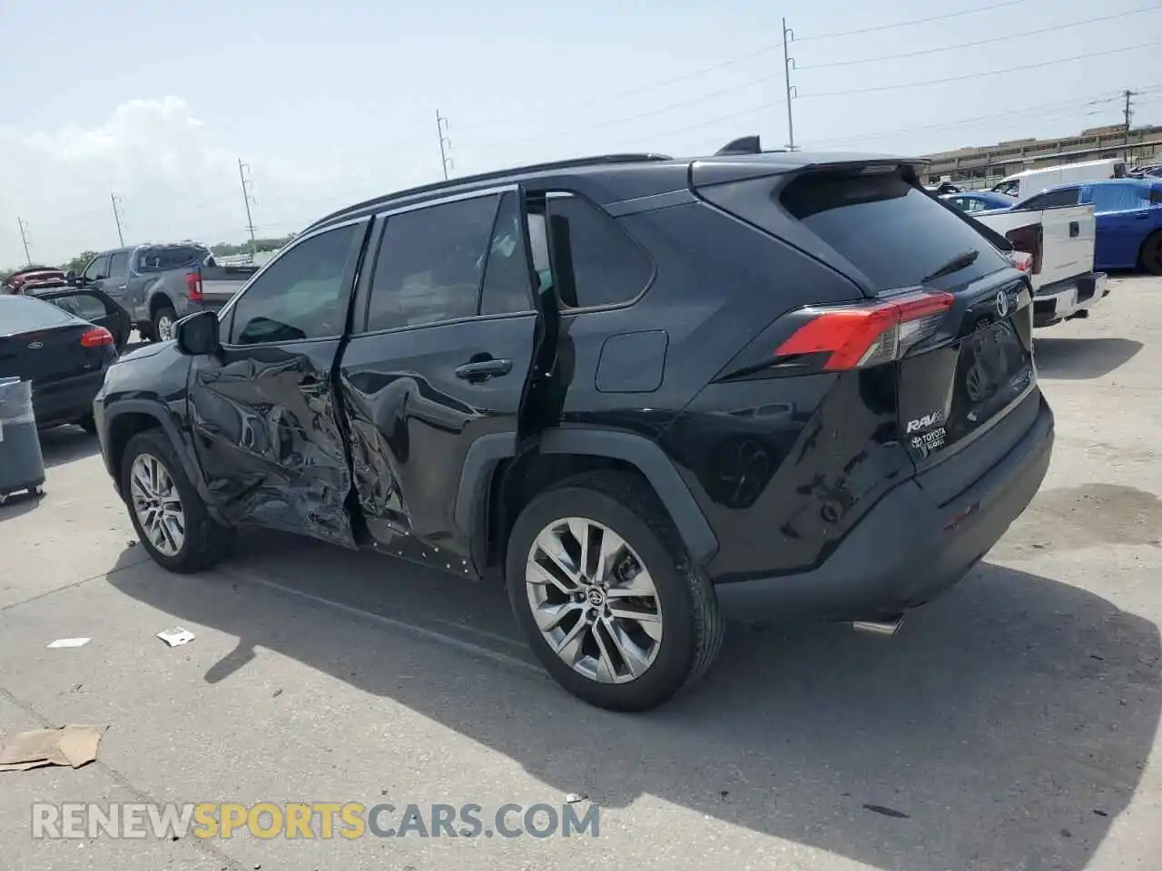 2 Photograph of a damaged car 2T3C1RFVXMC122644 TOYOTA RAV4 2021