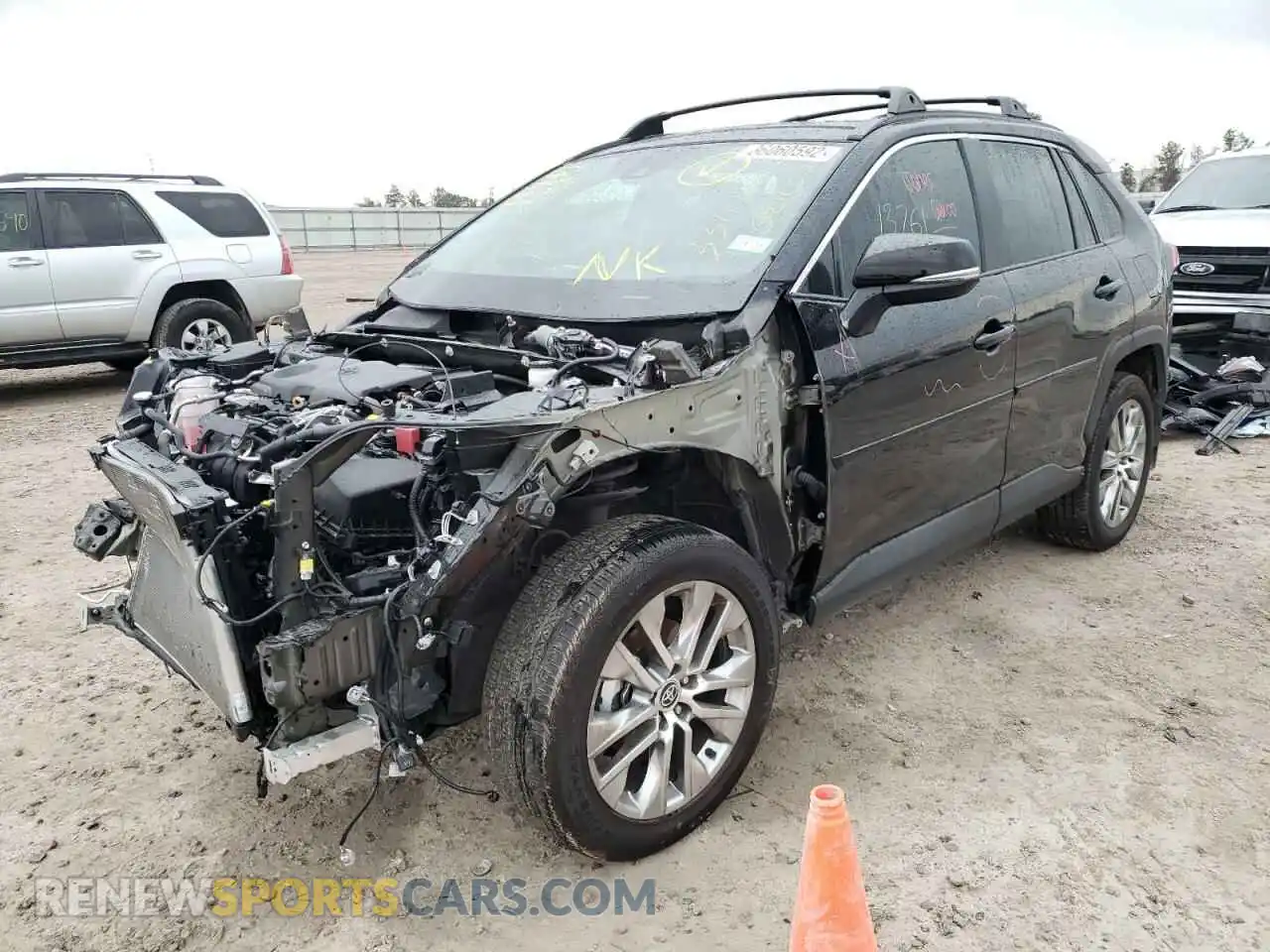 2 Photograph of a damaged car 2T3C1RFVXMC131697 TOYOTA RAV4 2021