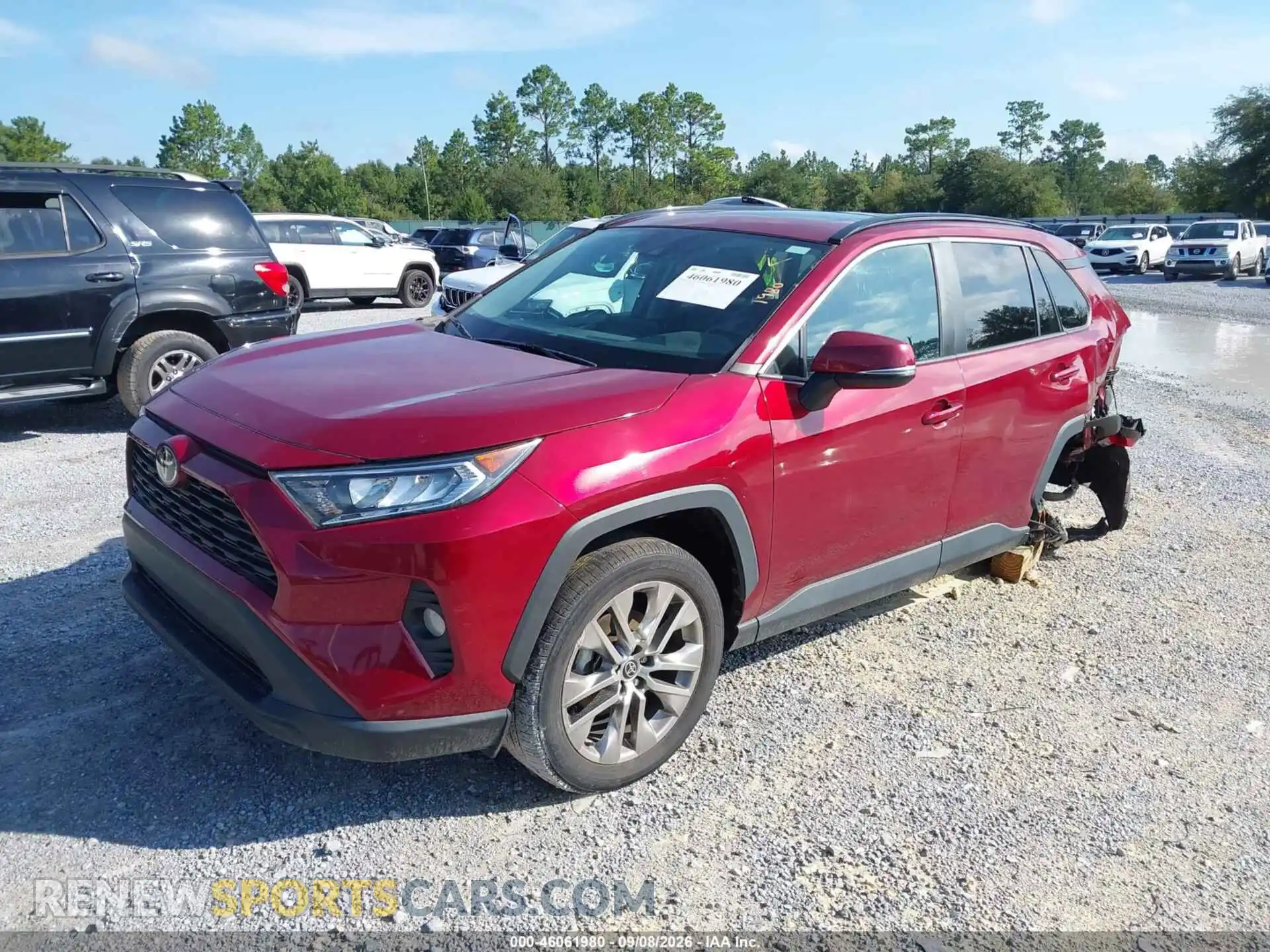 2 fotografías del automóvil dañado 2T3C1RFVXMW136302 TOYOTA RAV4 2021
