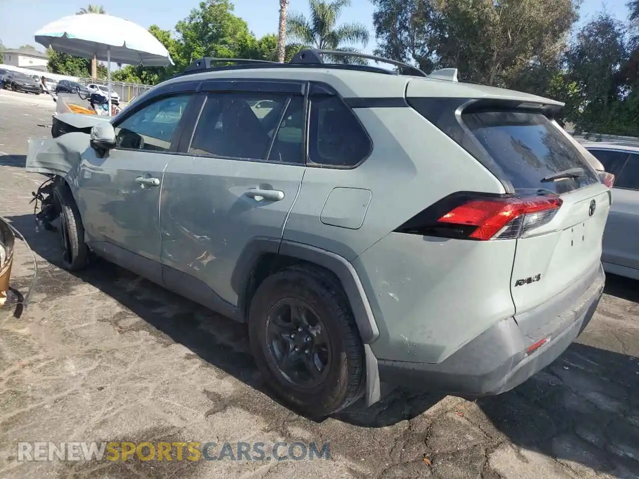 2 Photograph of a damaged car 2T3C1RFVXMW155013 TOYOTA RAV4 2021